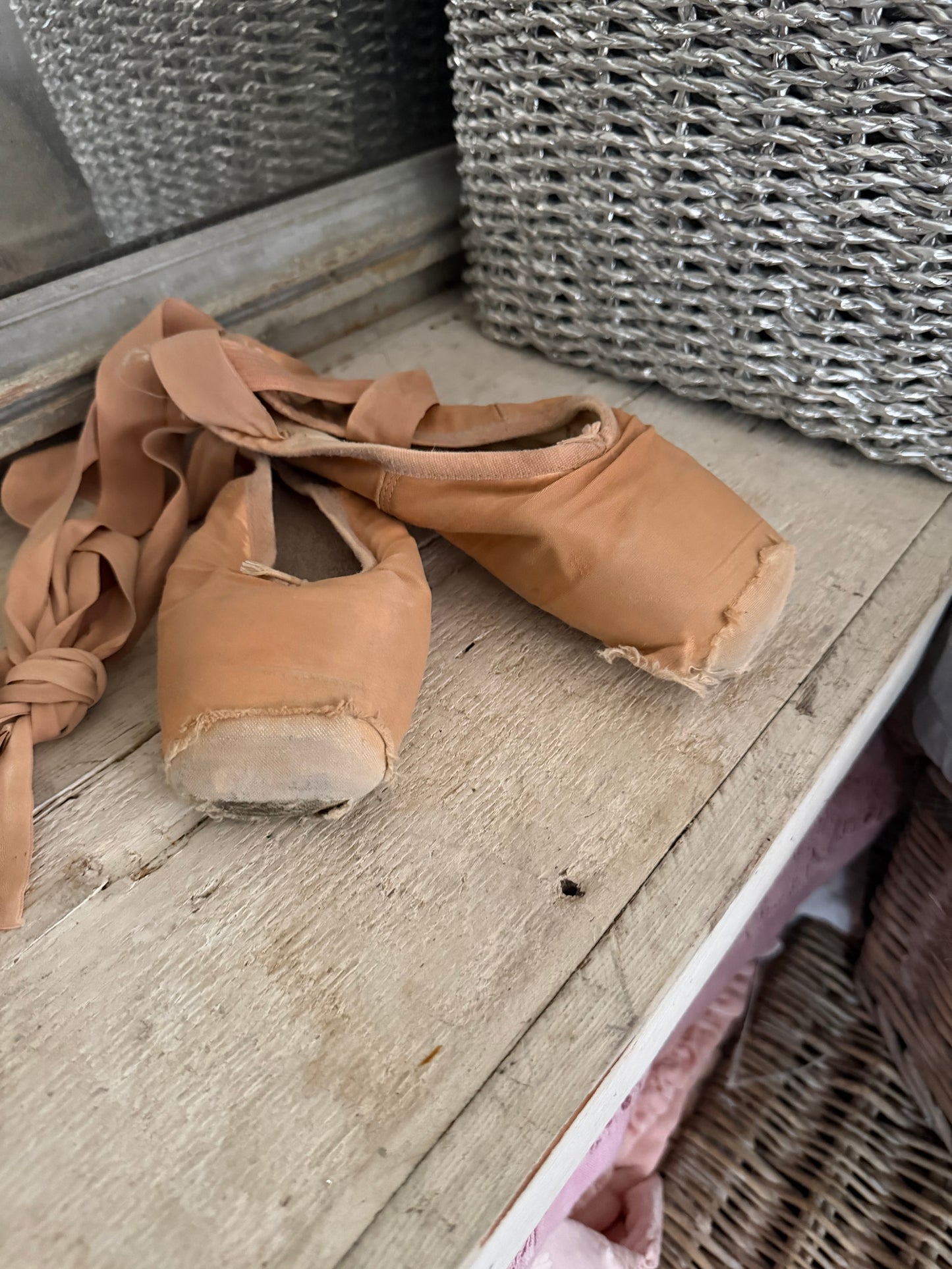 Vintage Ballet Pointe Shoes