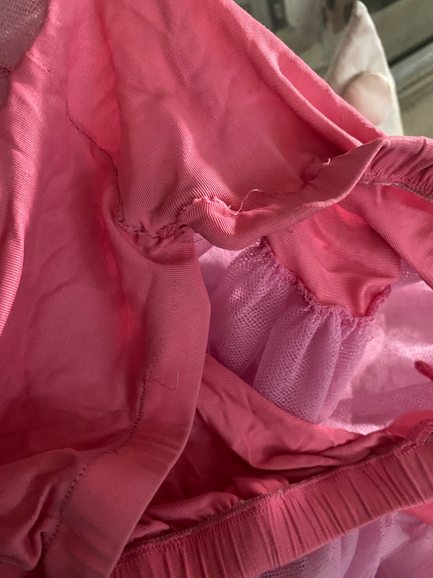 Vinatge Ruffled Pink Ballet Tutu Skirt