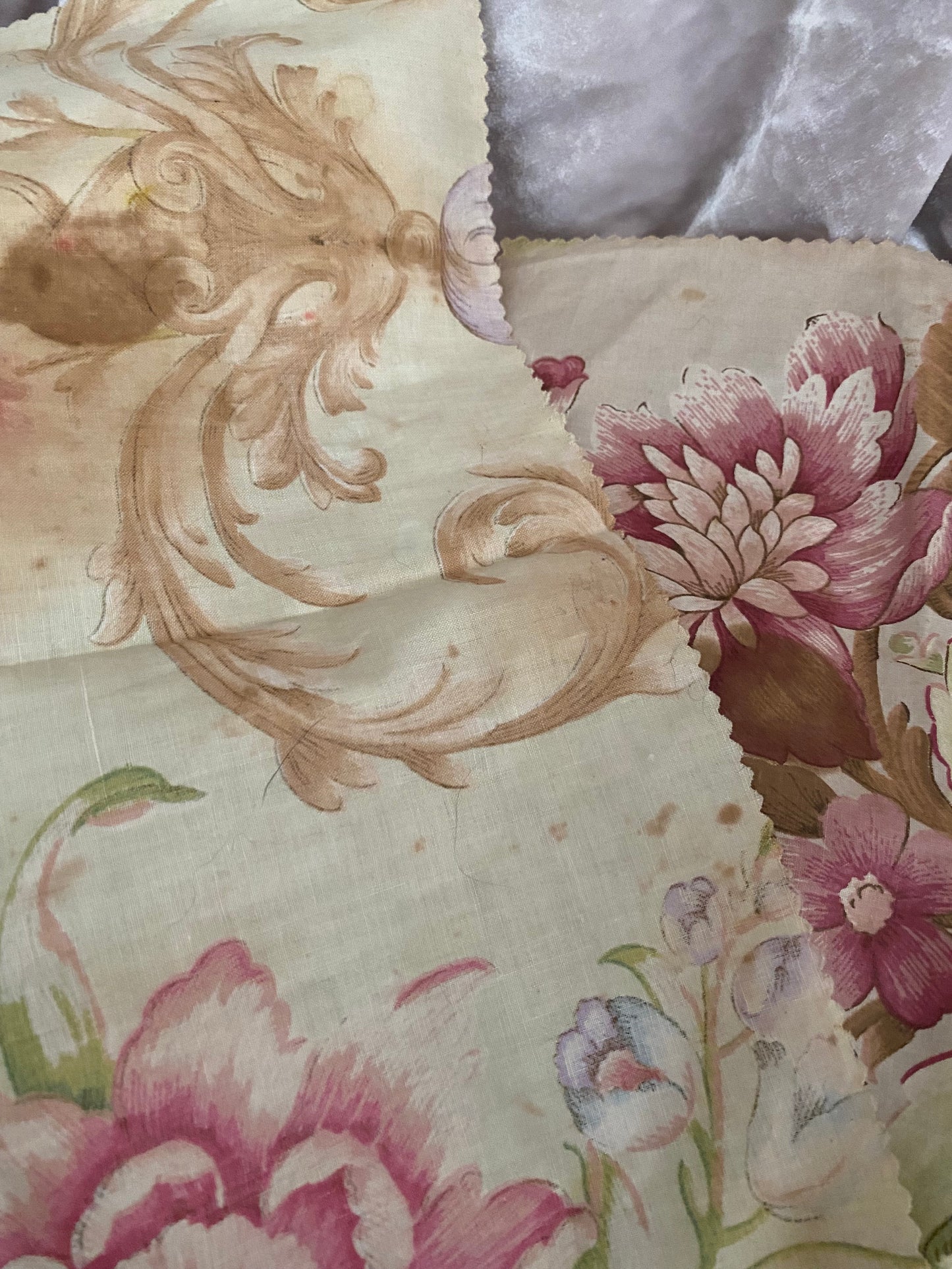 Antique French Fabric Fragments