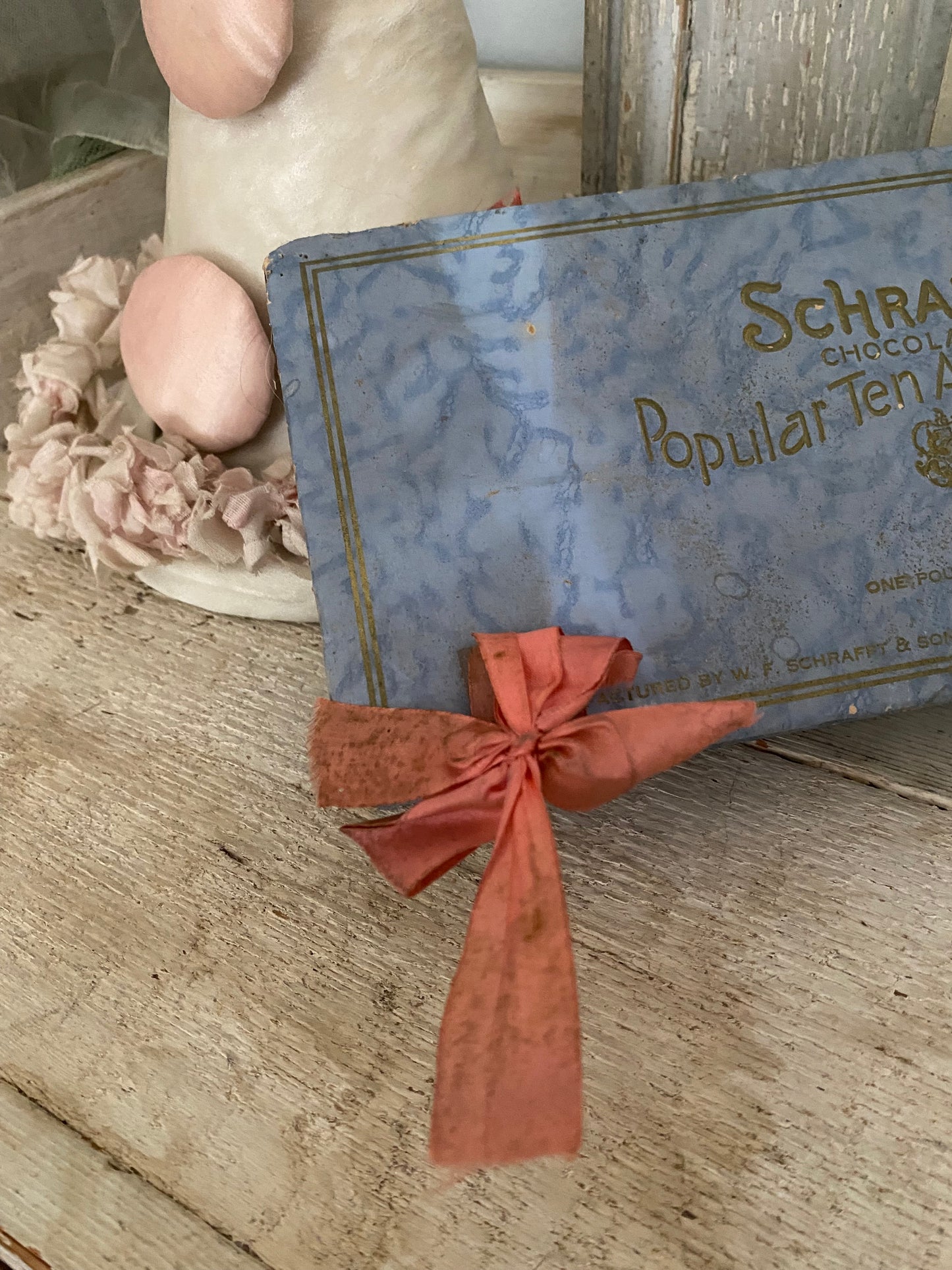 Antique Chocolate Candy Box