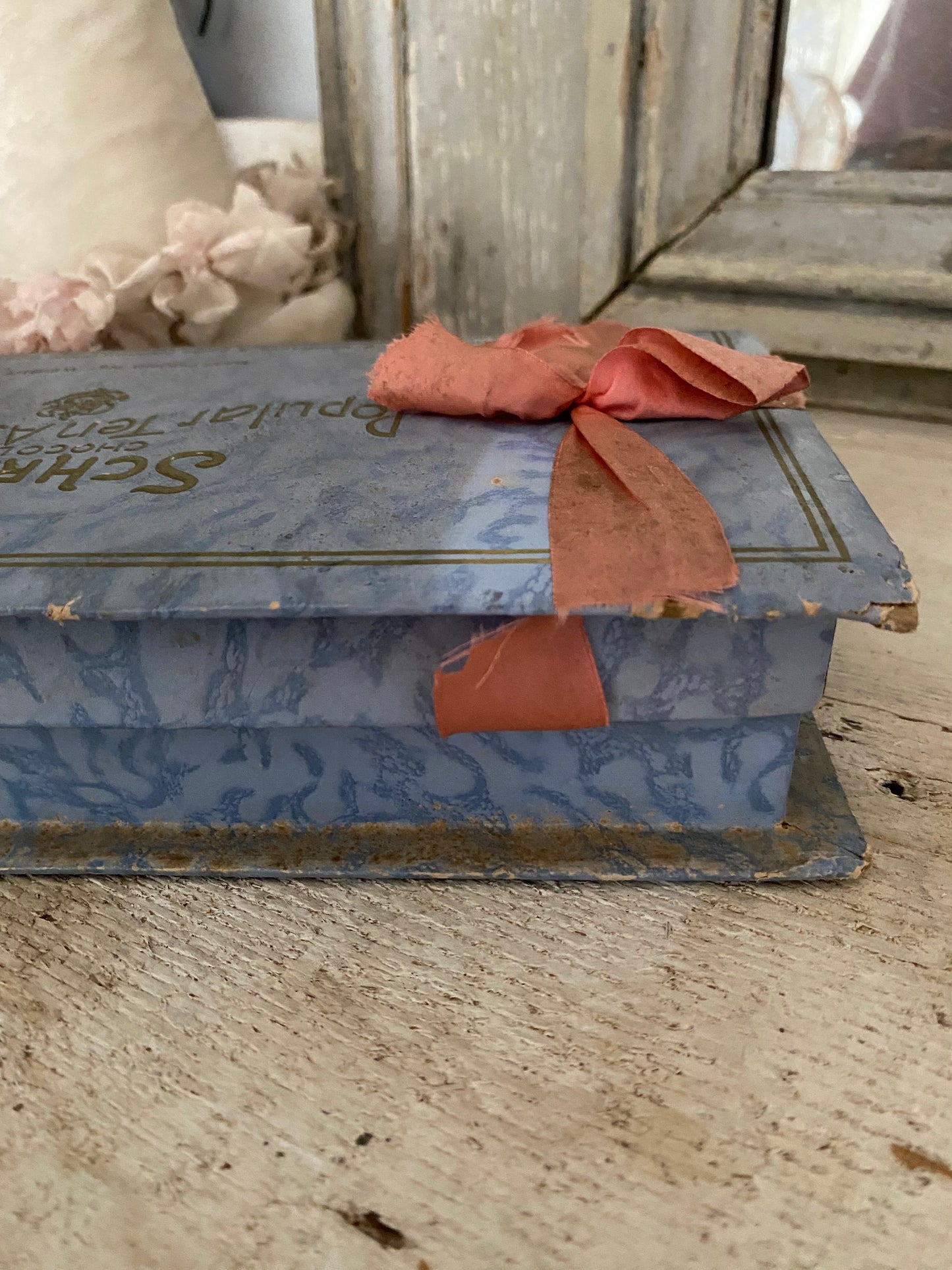 Antique Chocolate Candy Box