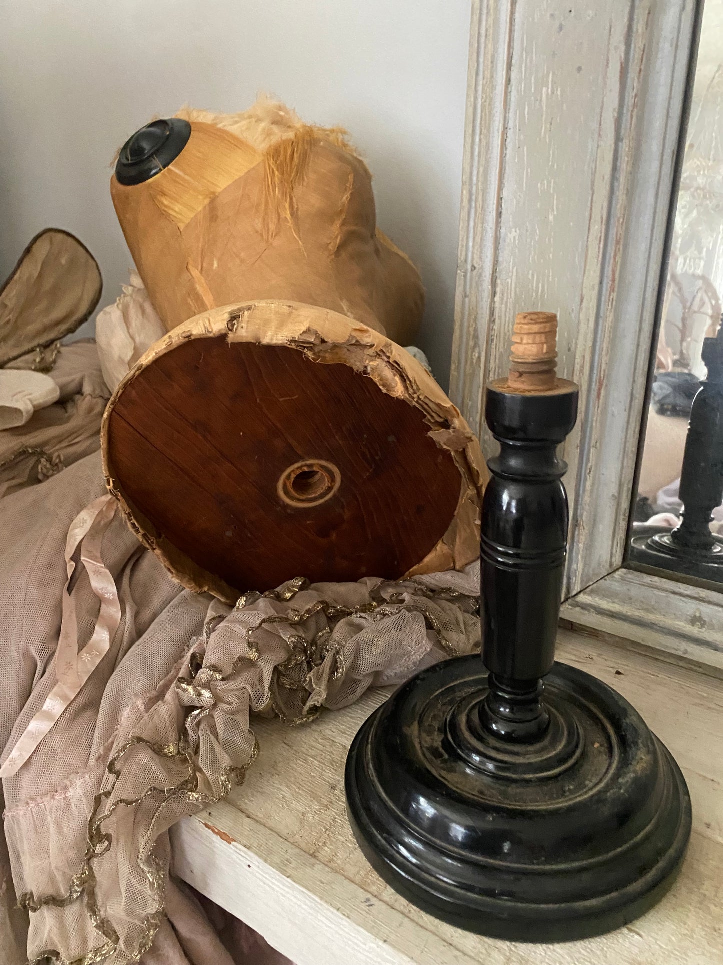 RESERVED Antique French Corset Mannequin