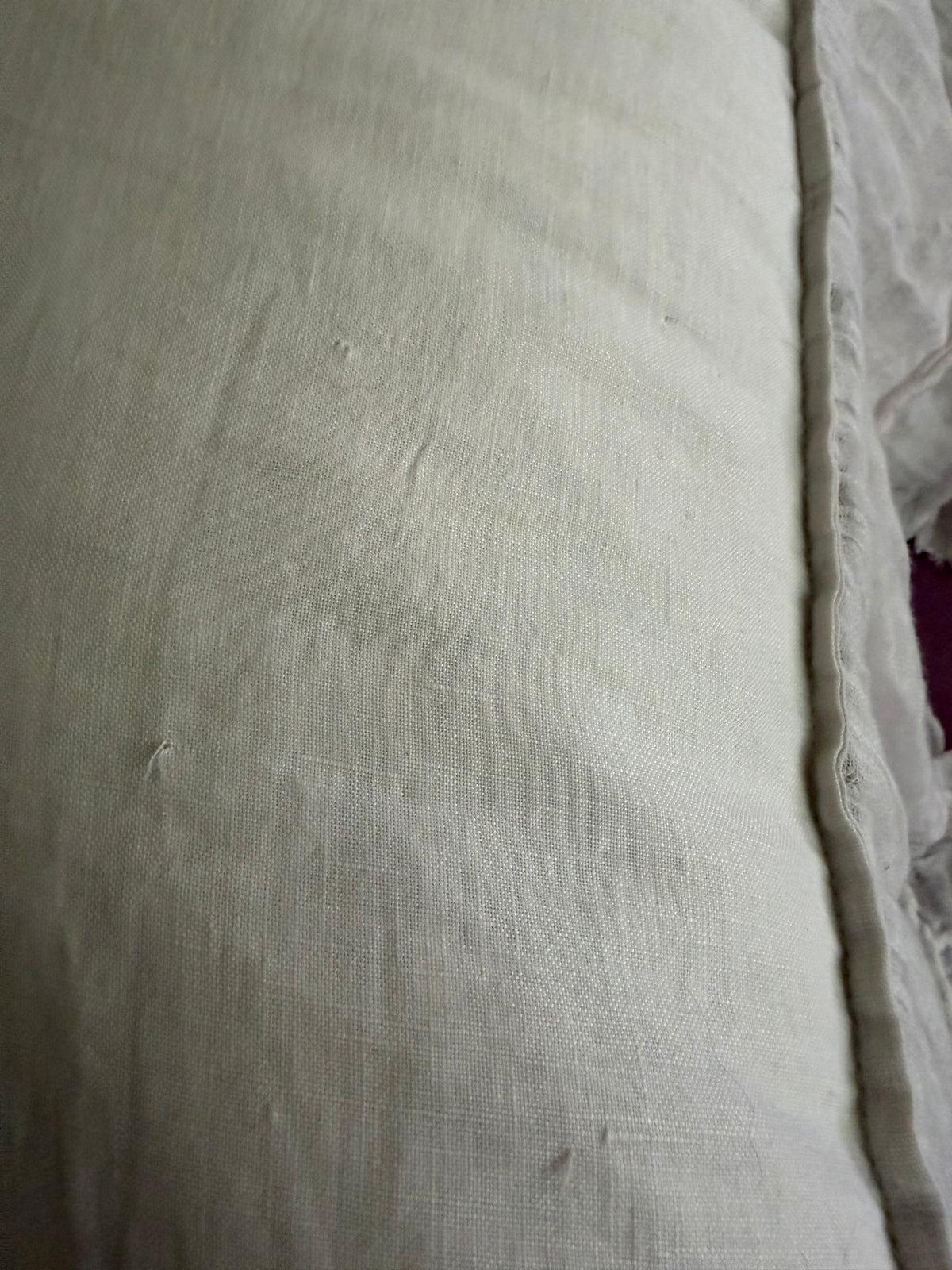 RARE Retired Bella Notte Whisper Linen Body Pillow