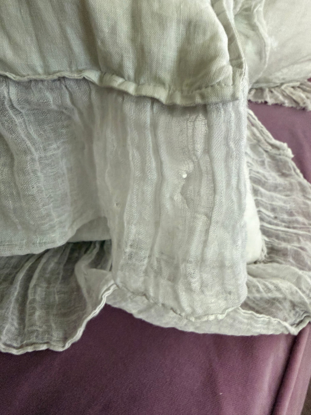 RARE Retired Bella Notte Whisper Linen Body Pillow