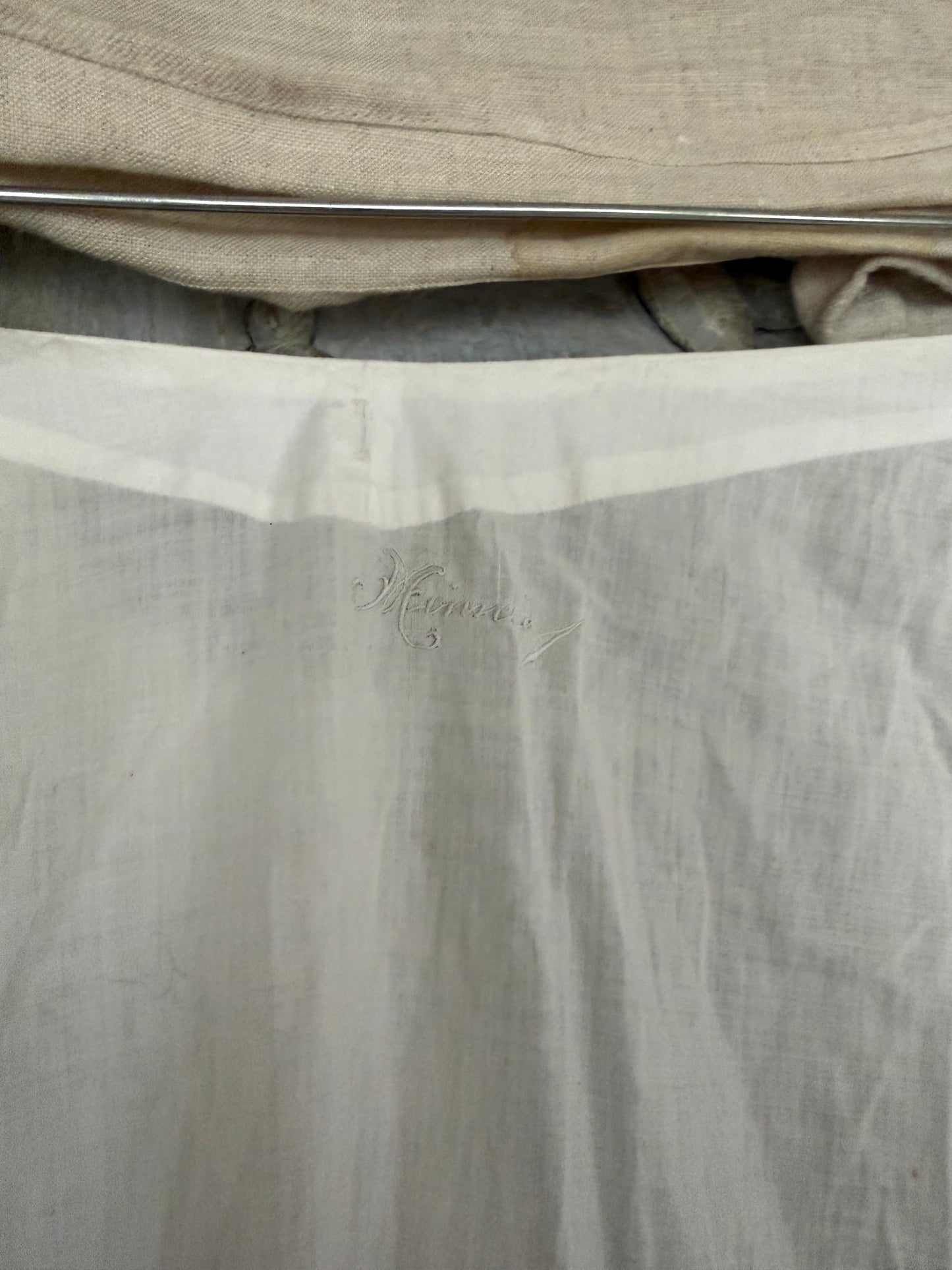 Collection Antique Victorian Whites Lace Nightgown Slip Pantalons