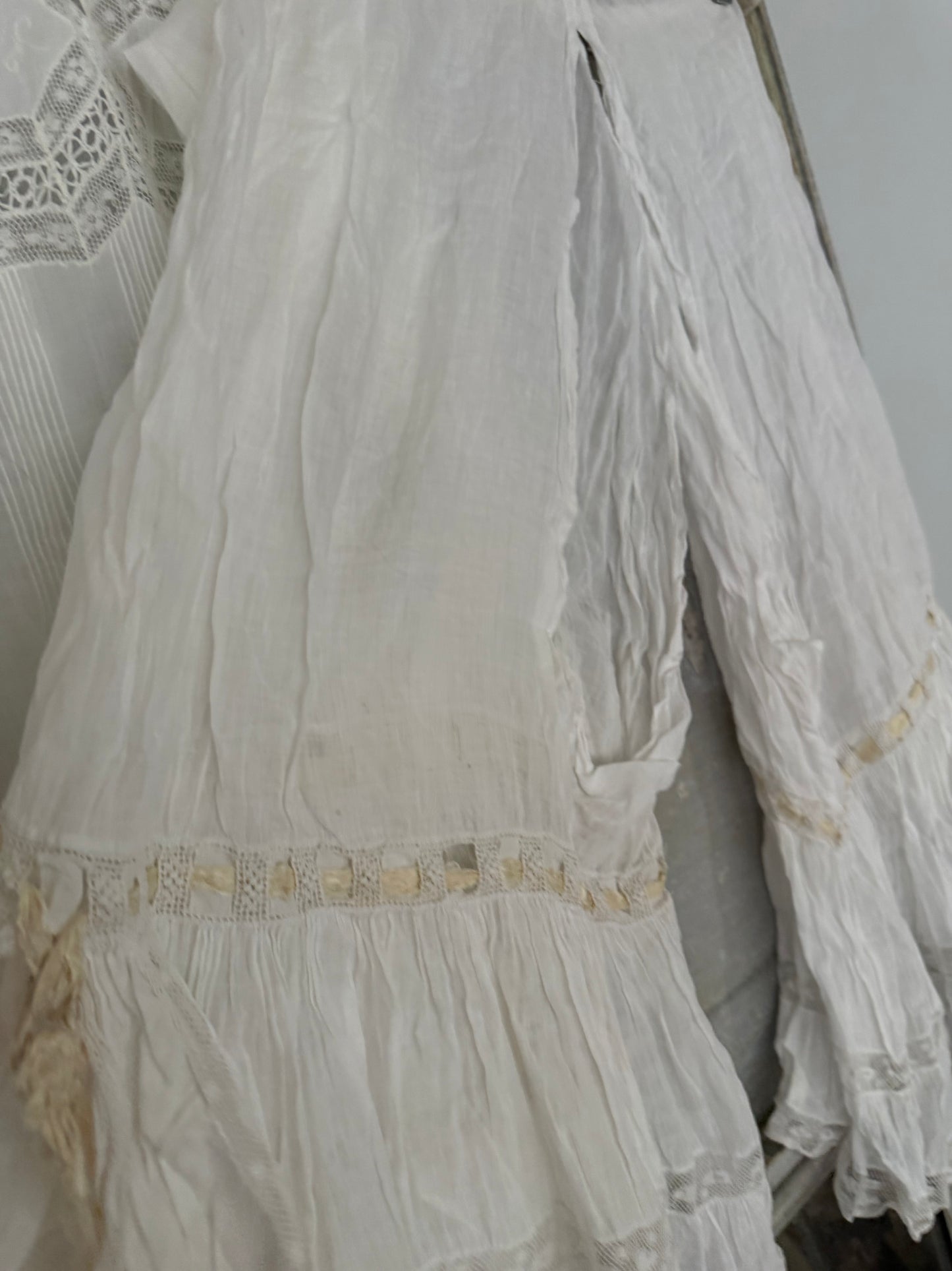 Collection Antique Victorian Whites Lace Nightgown Slip Pantalons