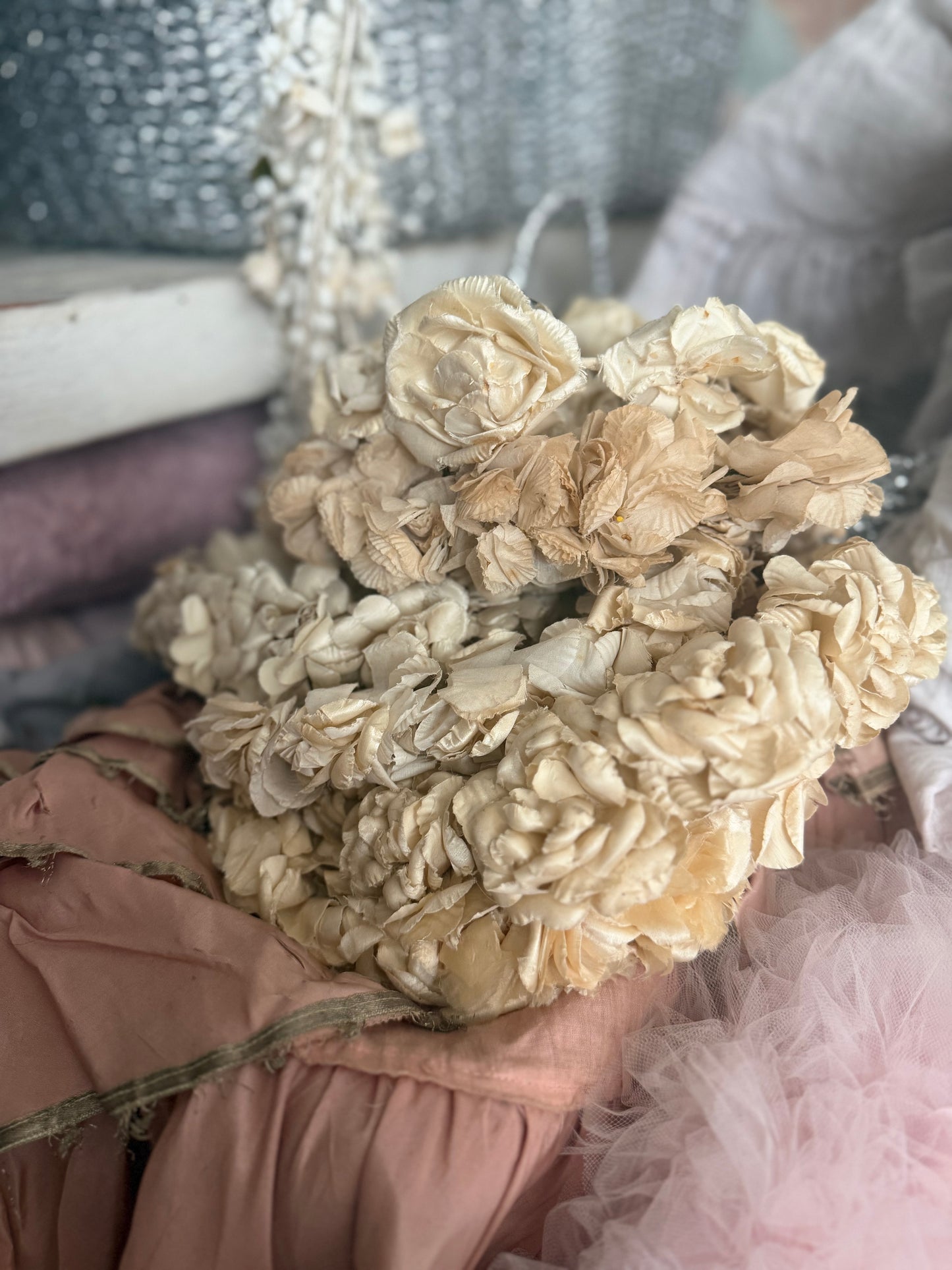 Antique French Flower Crown