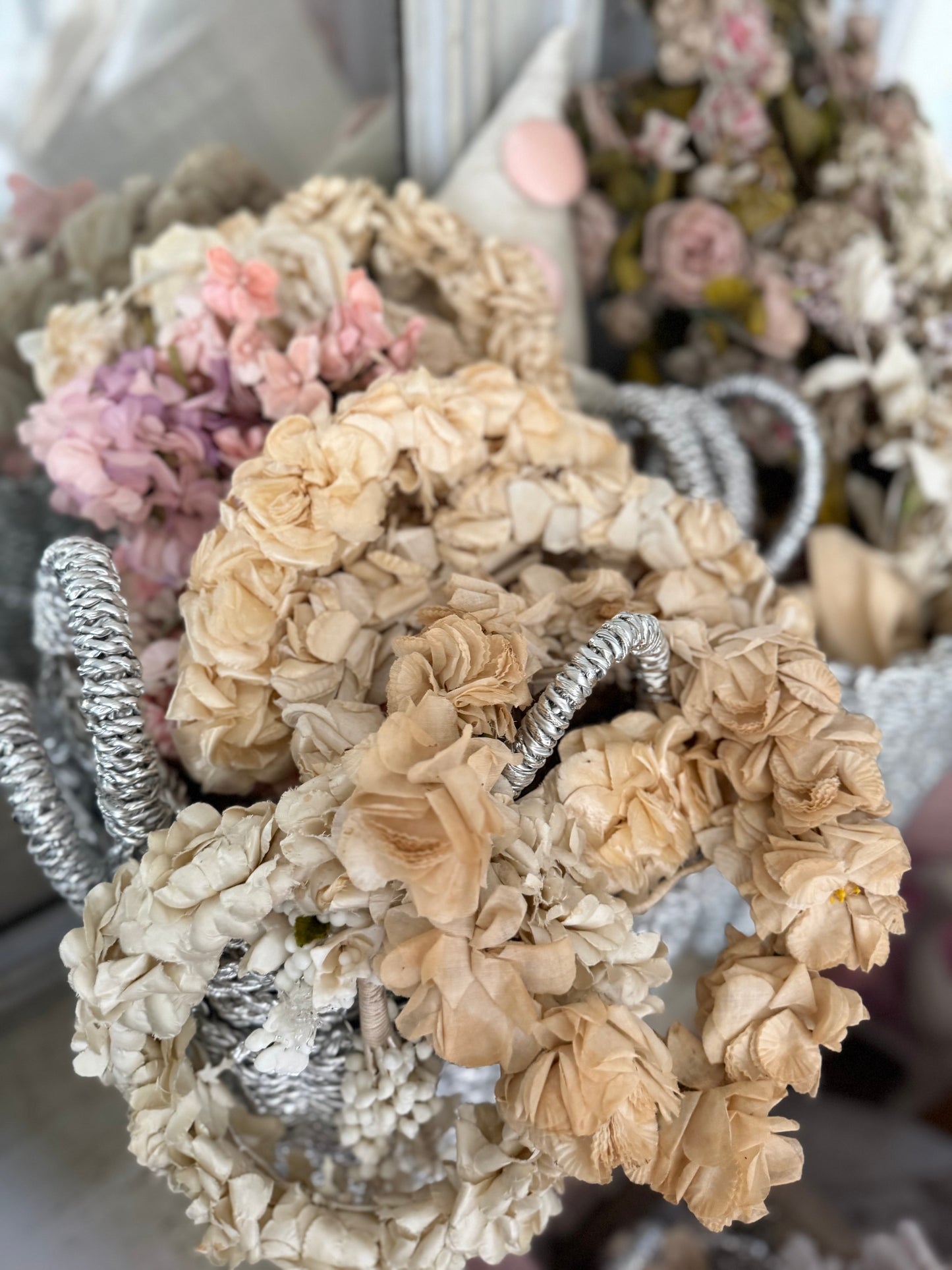 Antique French Flower Crown