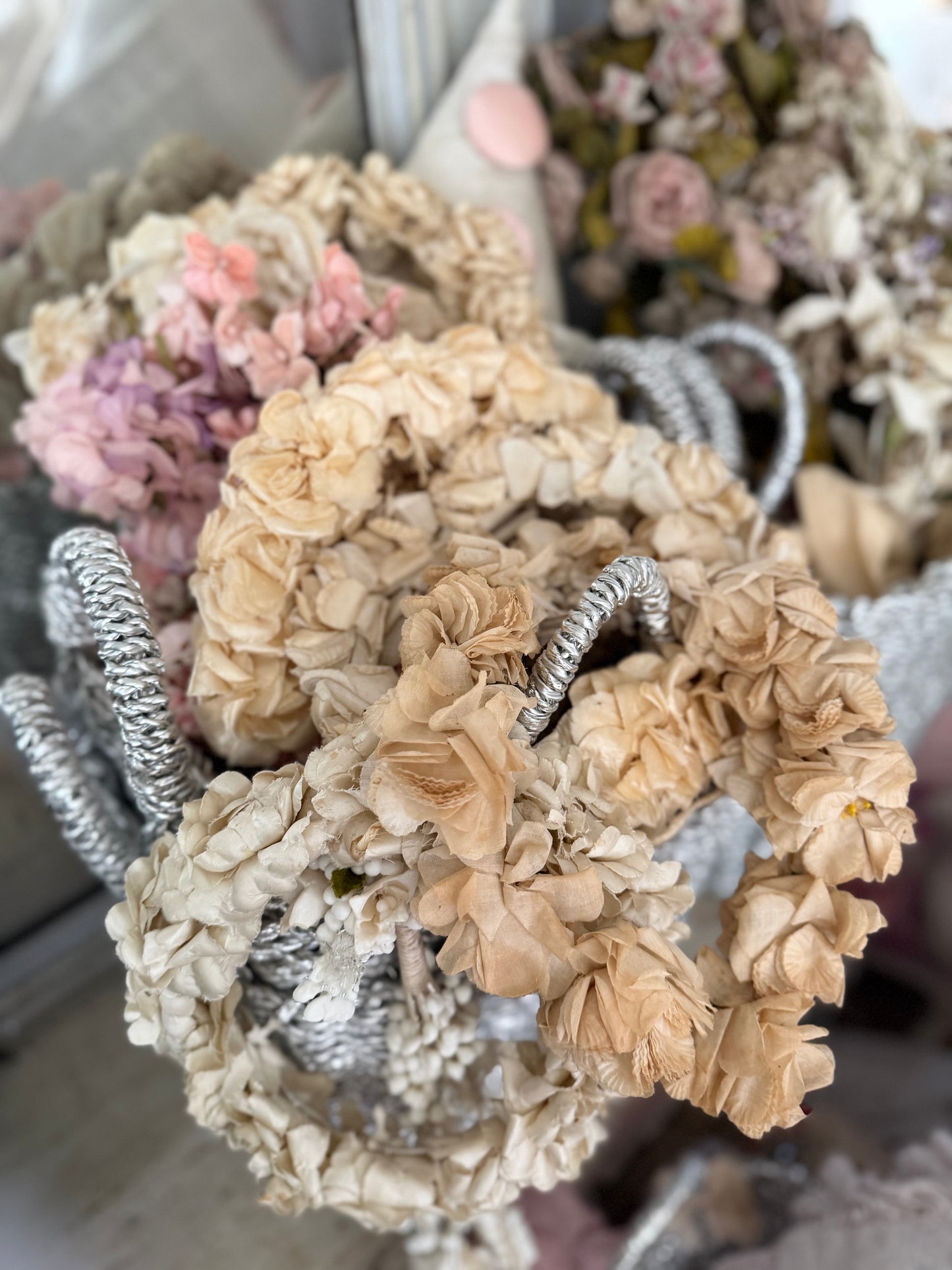 Antique French Flower Crown