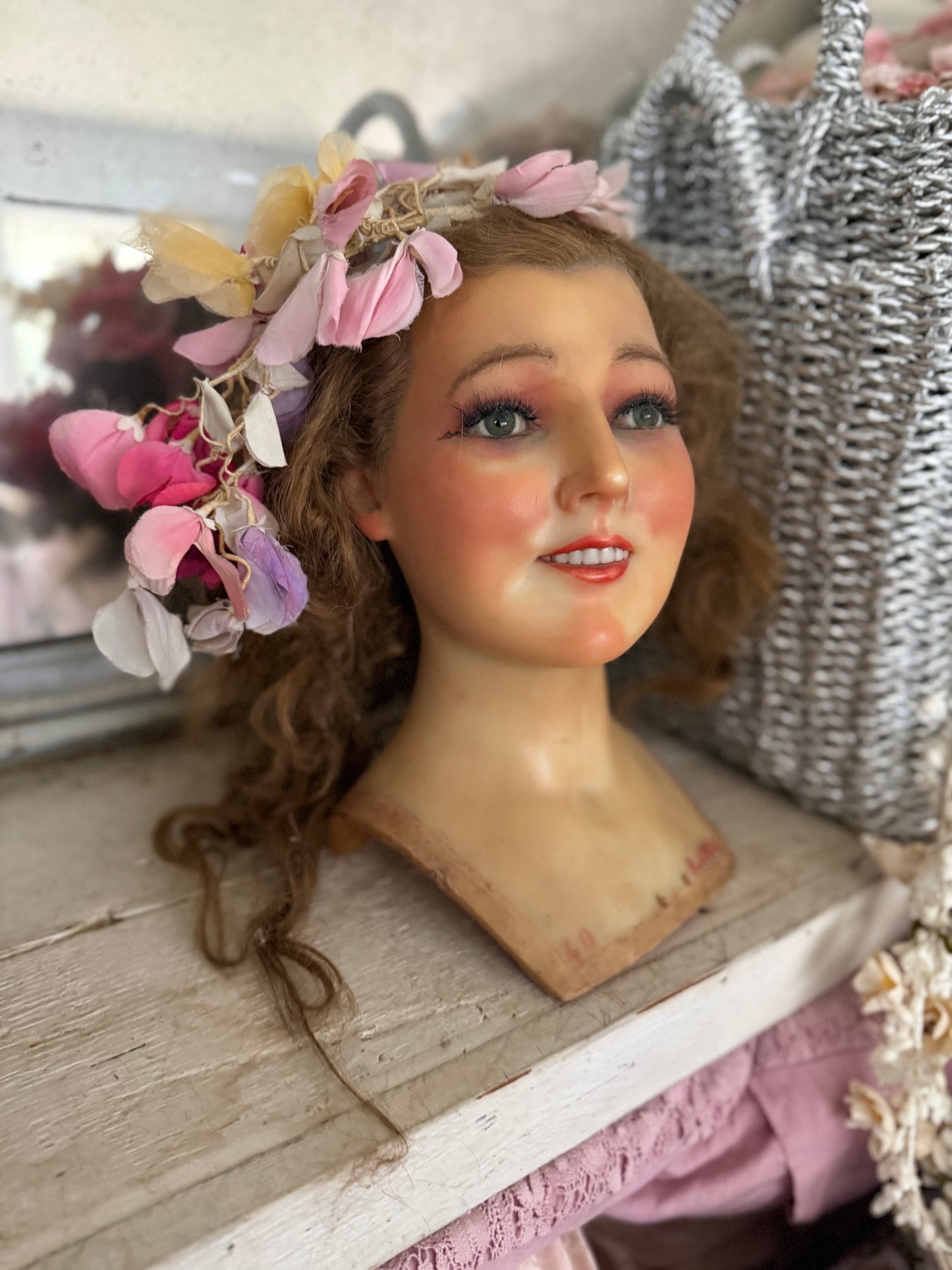 RARE Antique Wax Mannequin