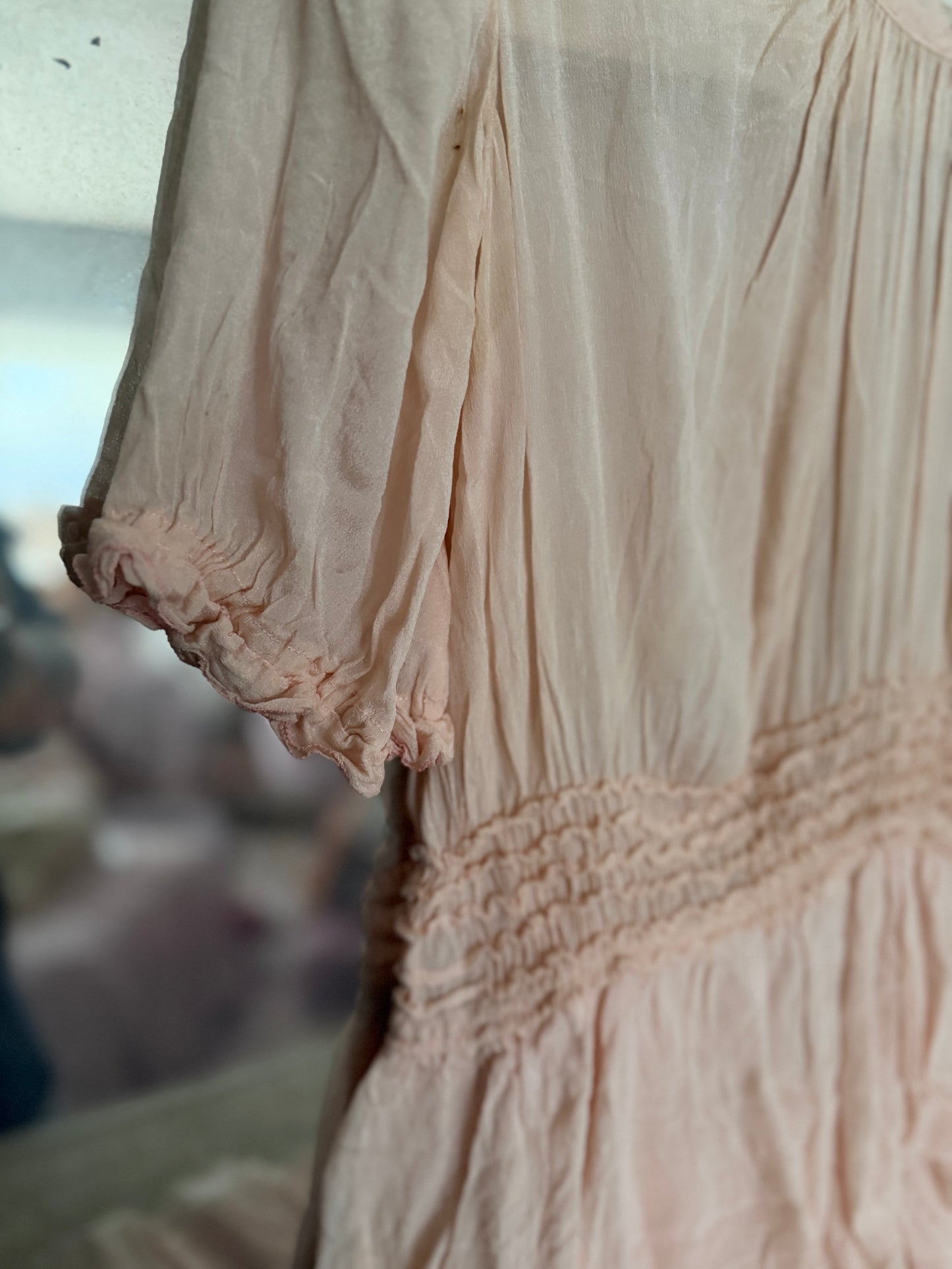 Antique 1920's Pink Girls Dress