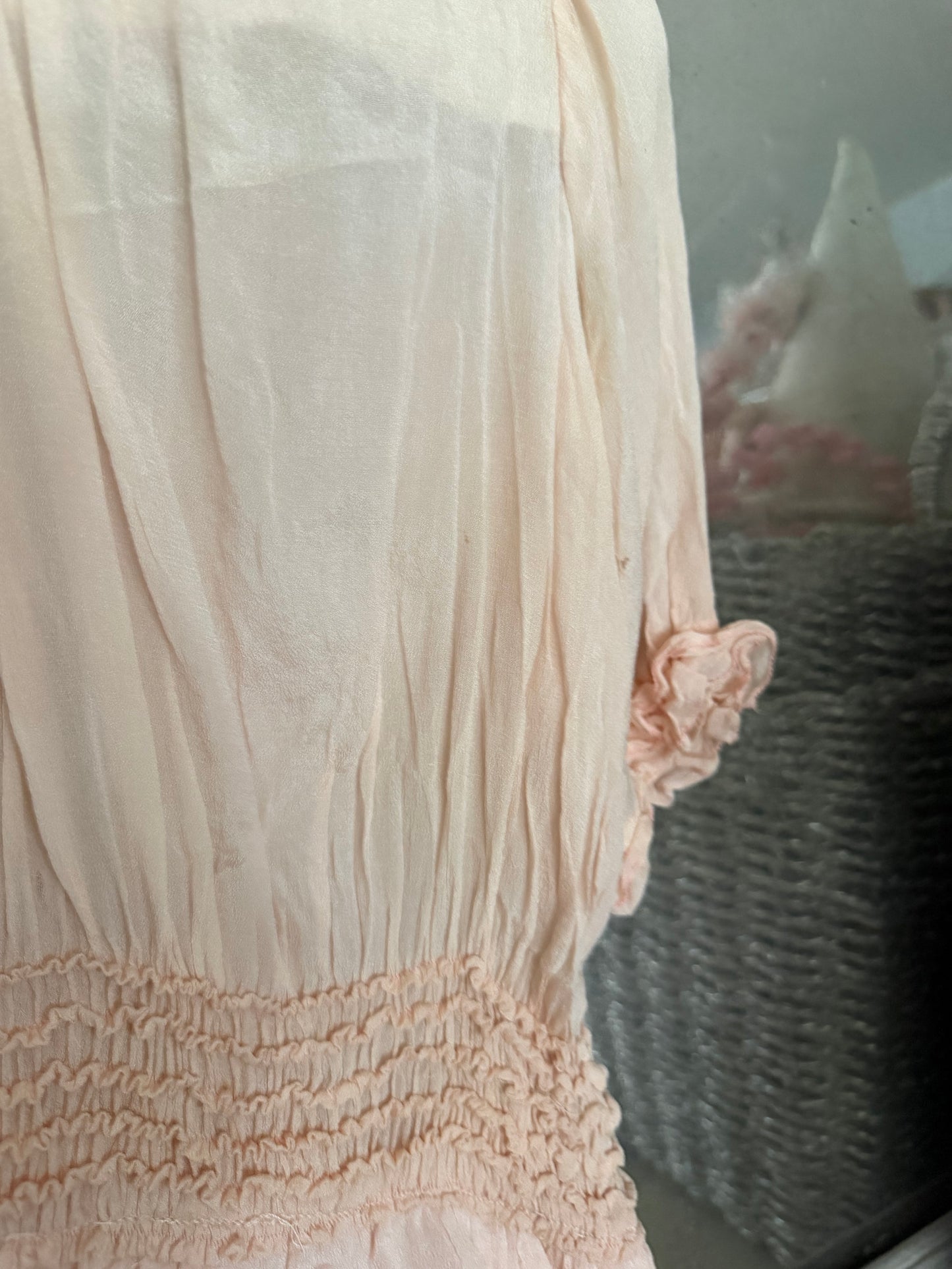 Antique 1920's Pink Girls Dress