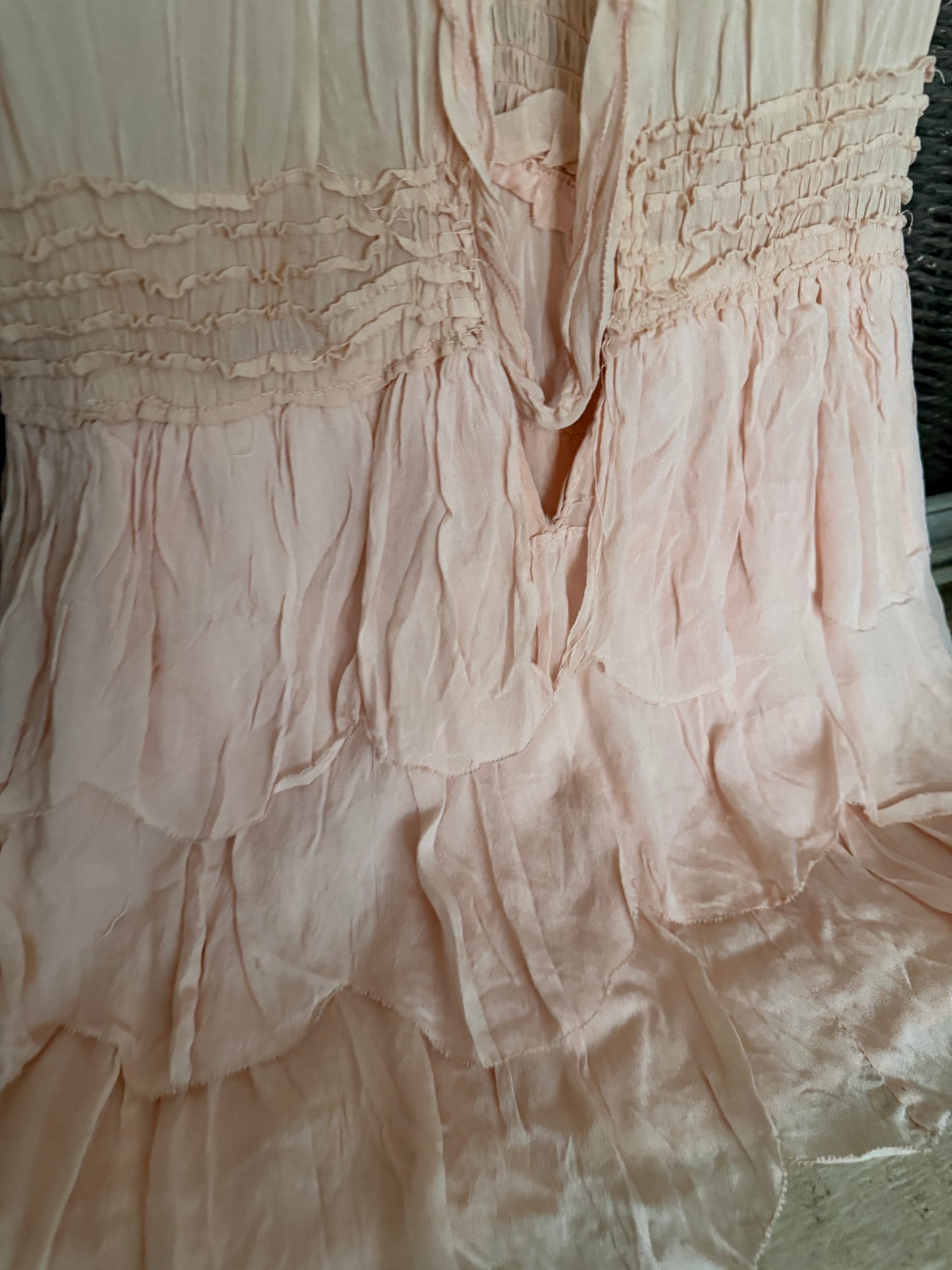 Antique 1920's Pink Girls Dress
