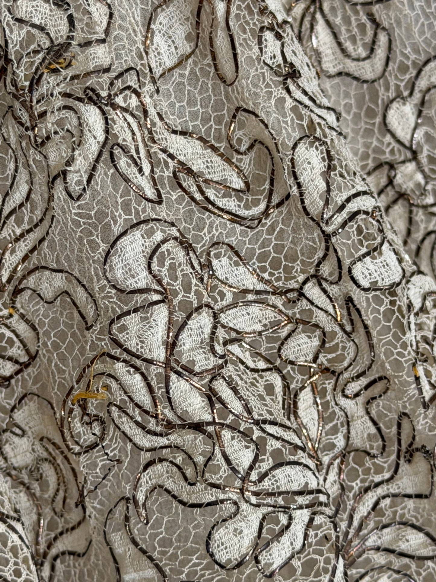 Antique c1925-30 Silk Metallic Embroidery Couture Ballet Dress