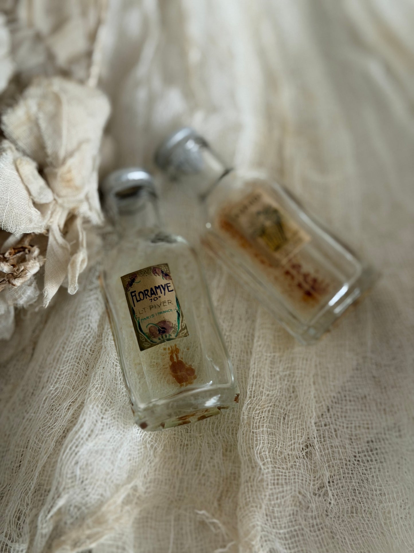 RARE Pair Antique French Perfume