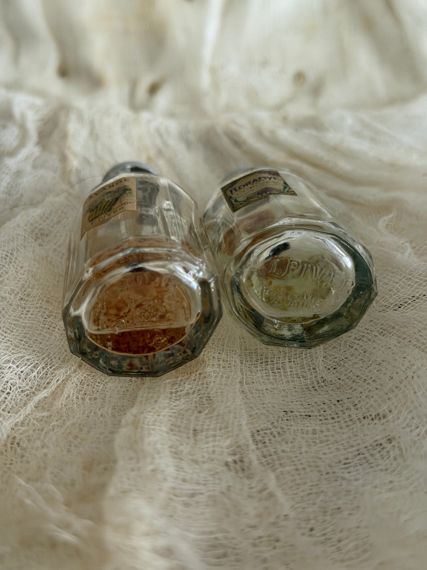 RARE Pair Antique French Perfume