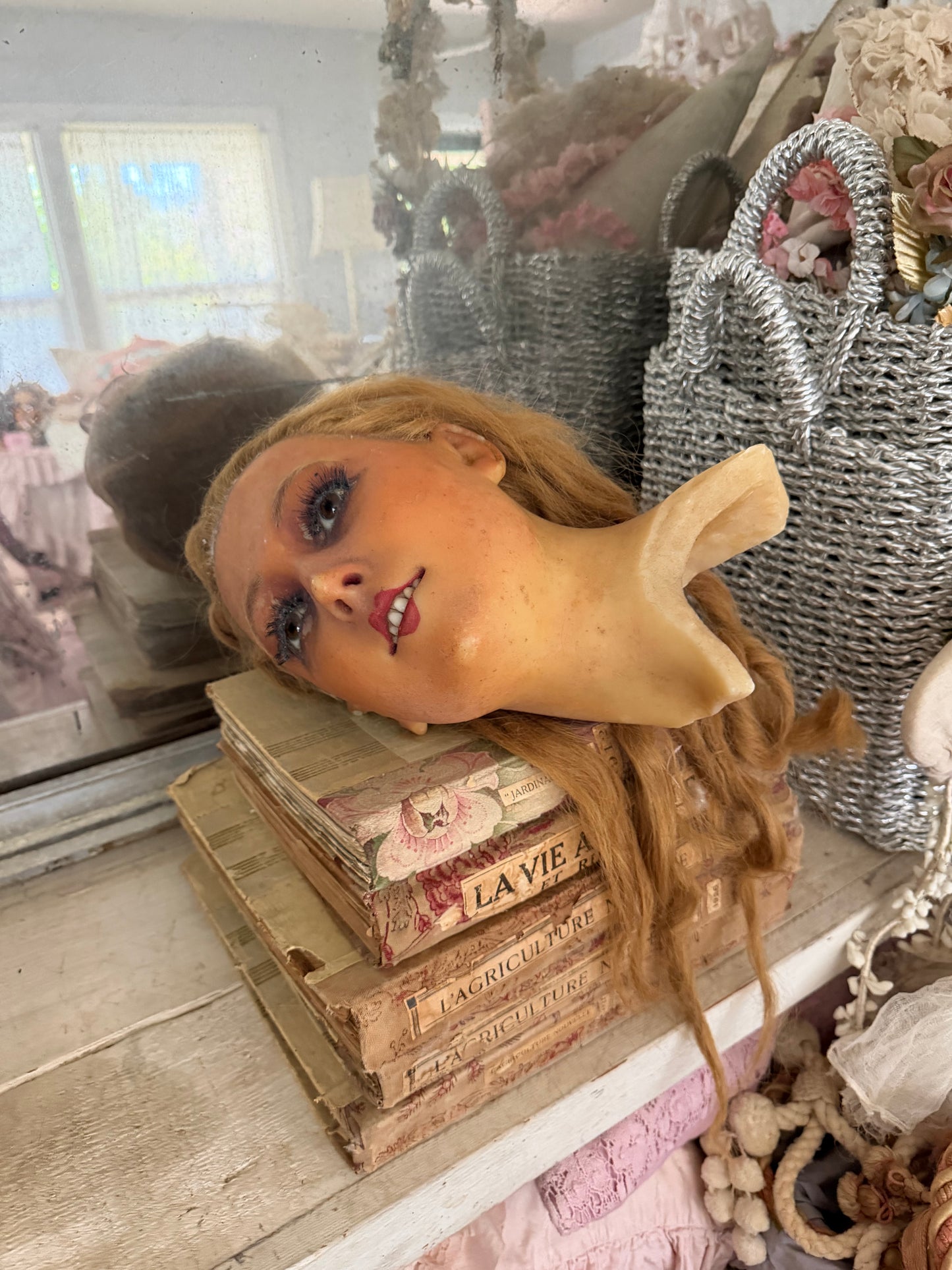 RARE Antique Wax Mannequin