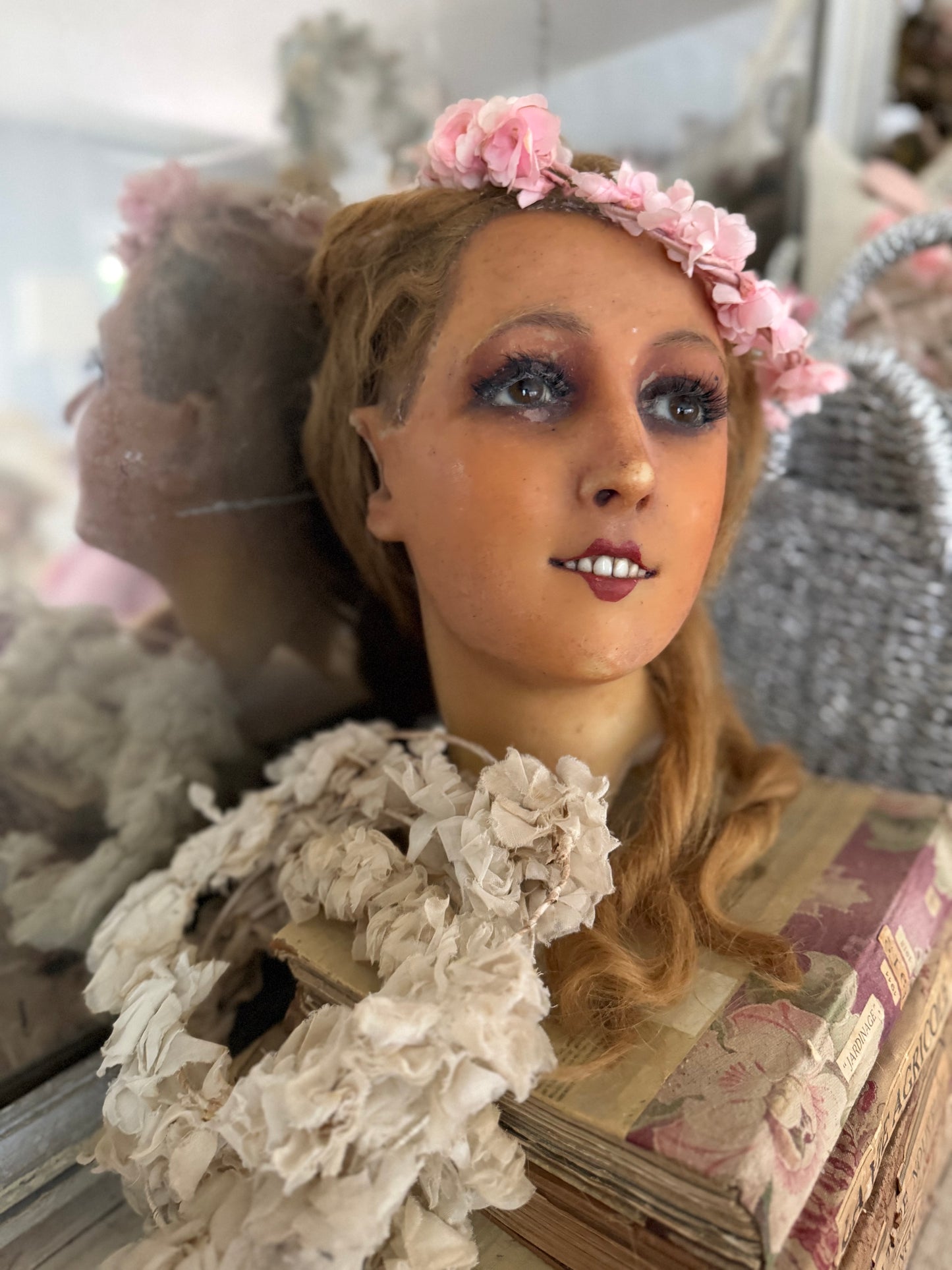 RARE Antique Wax Mannequin