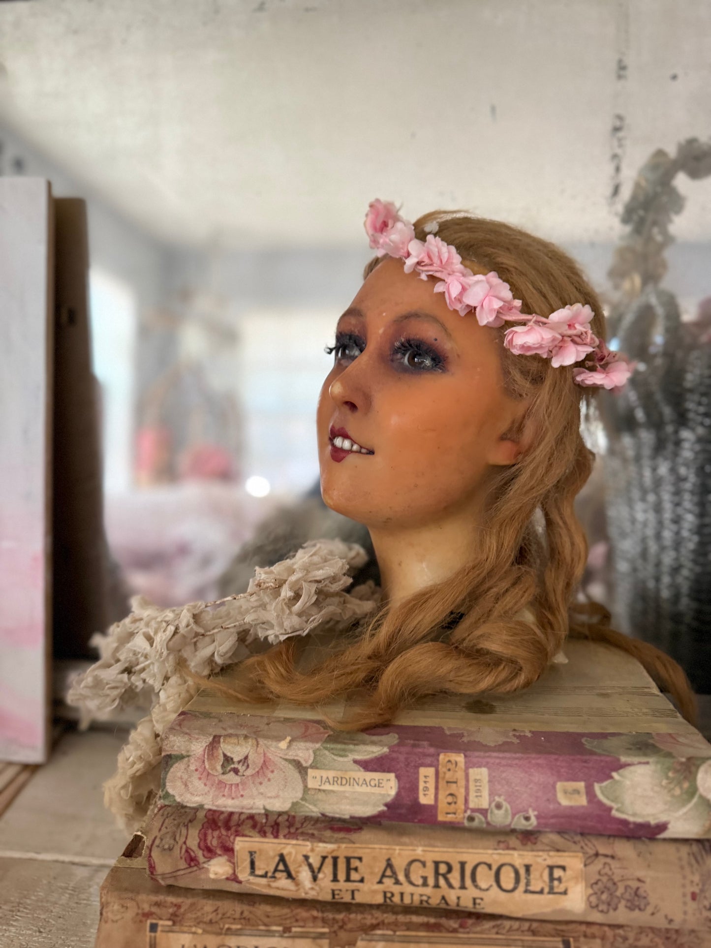 RARE Antique Wax Mannequin