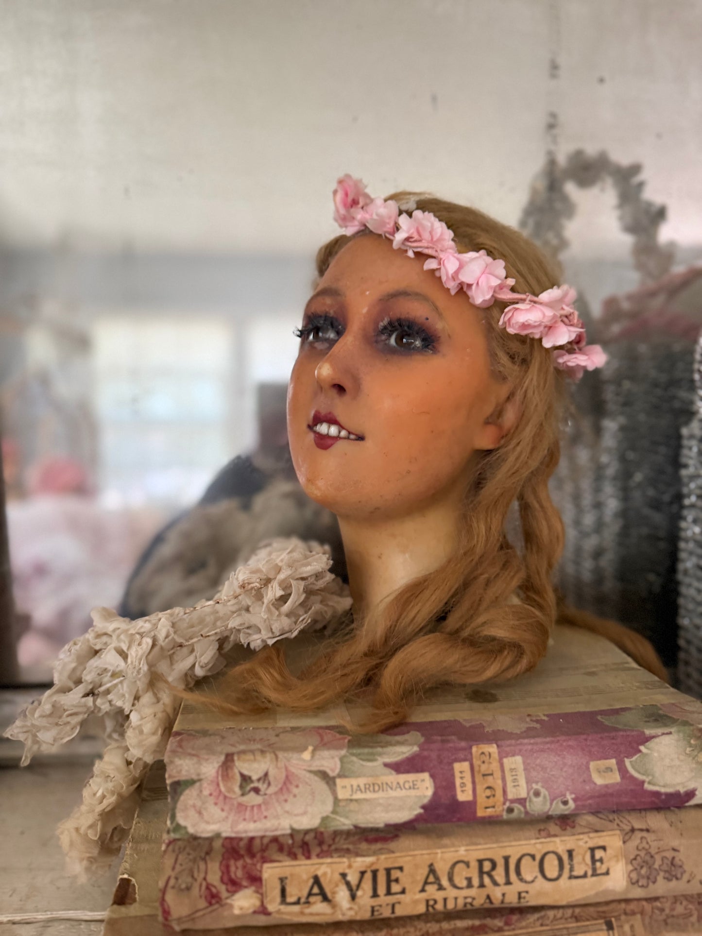 RARE Antique Wax Mannequin
