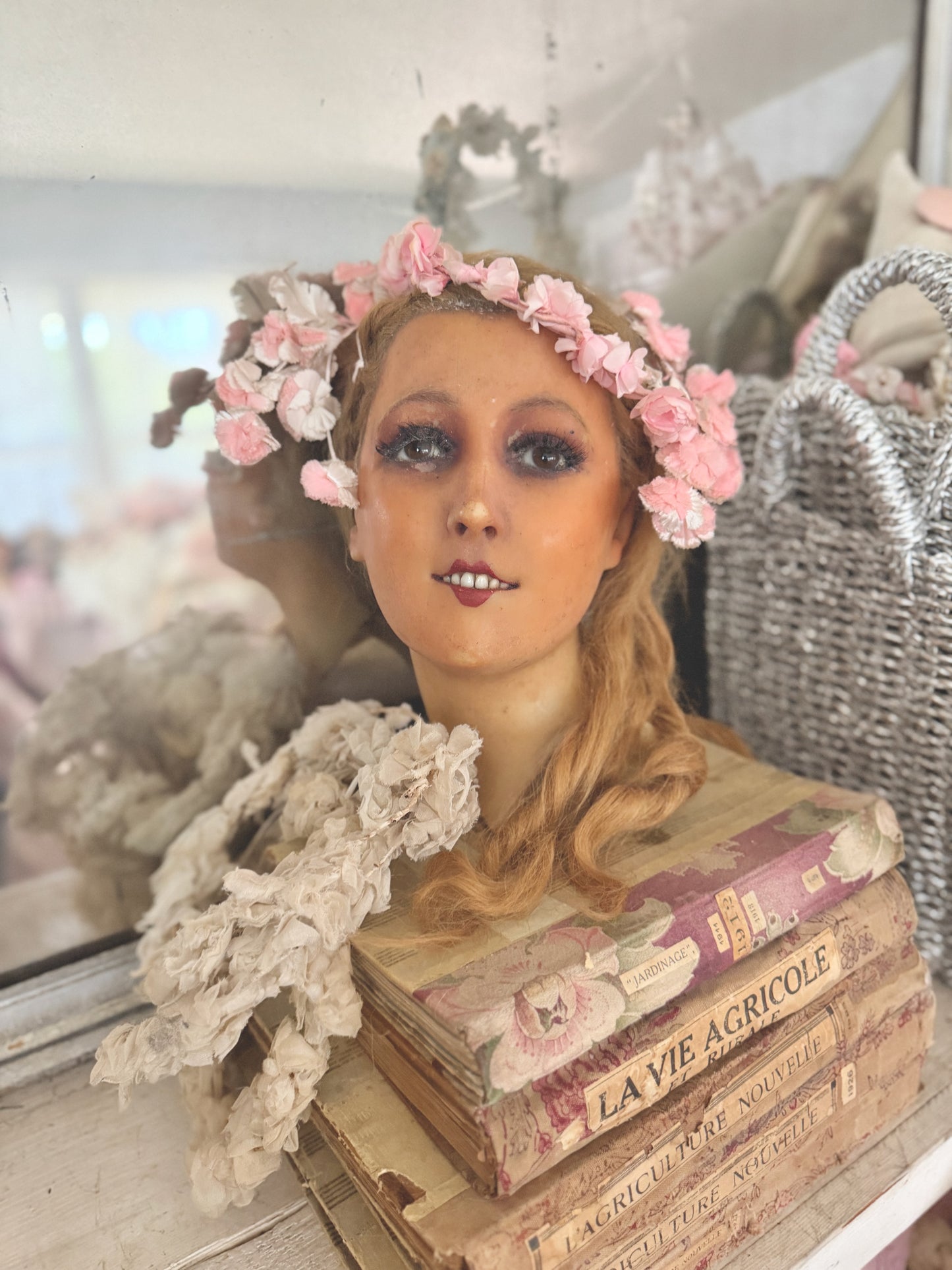 RARE Antique Wax Mannequin