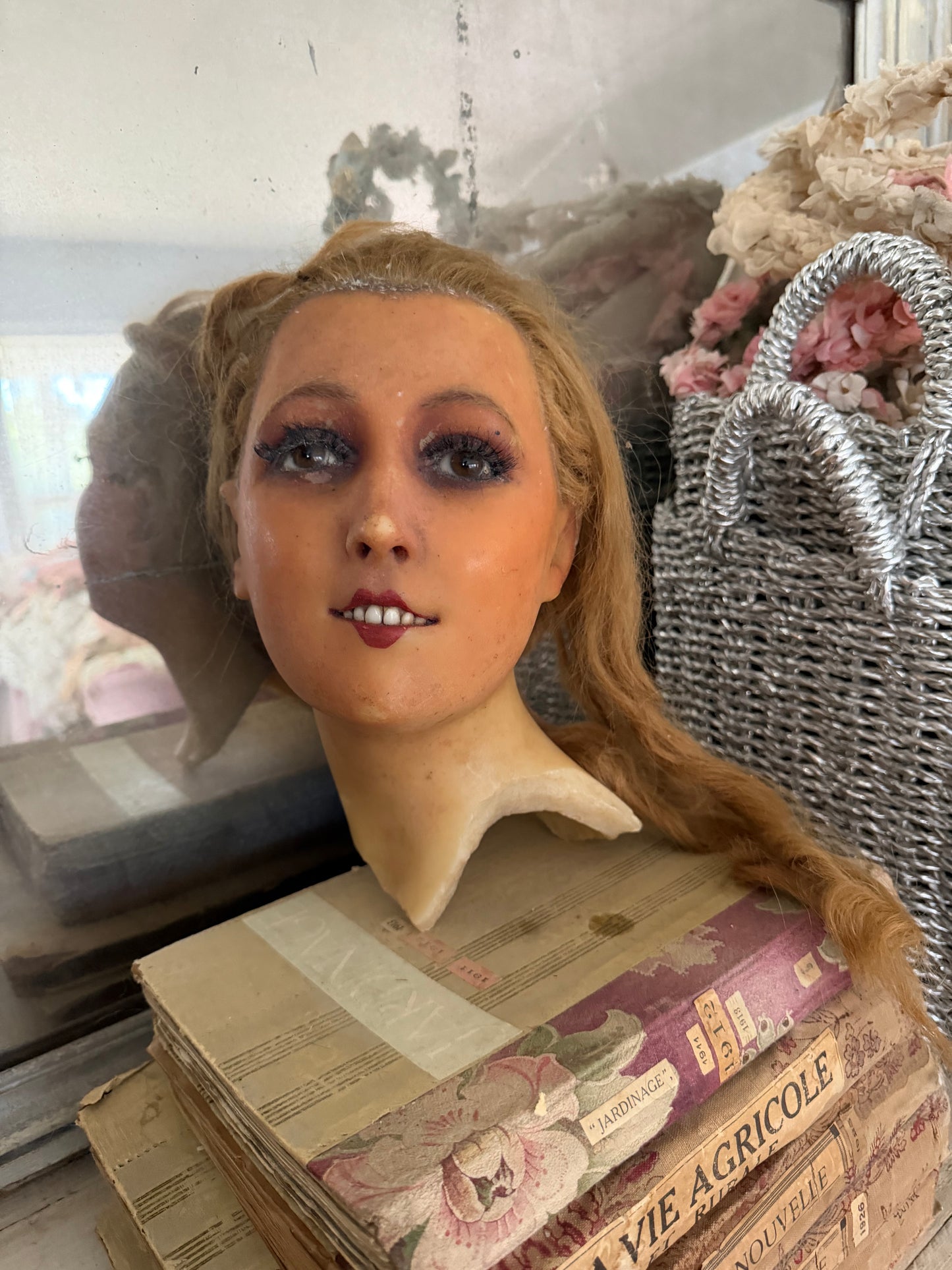 RARE Antique Wax Mannequin