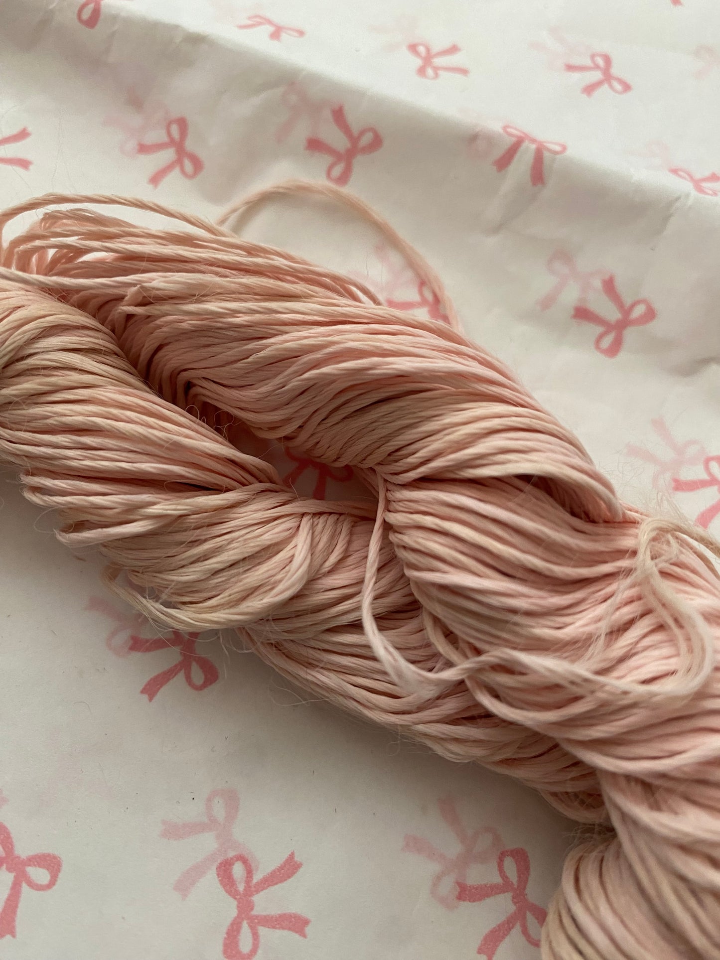 Antique Skein Pink Silk Floss