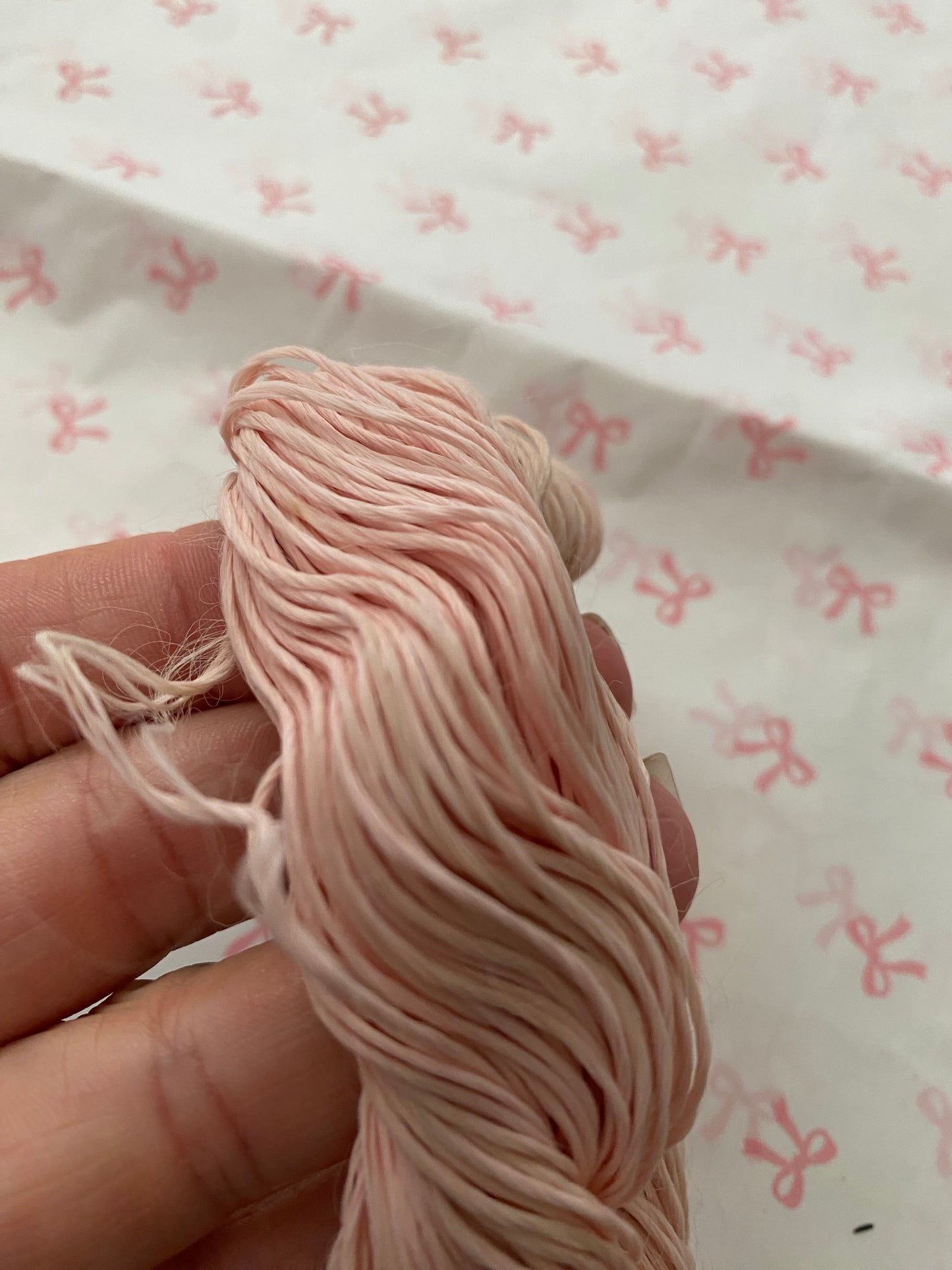 Antique Skein Pink Silk Floss