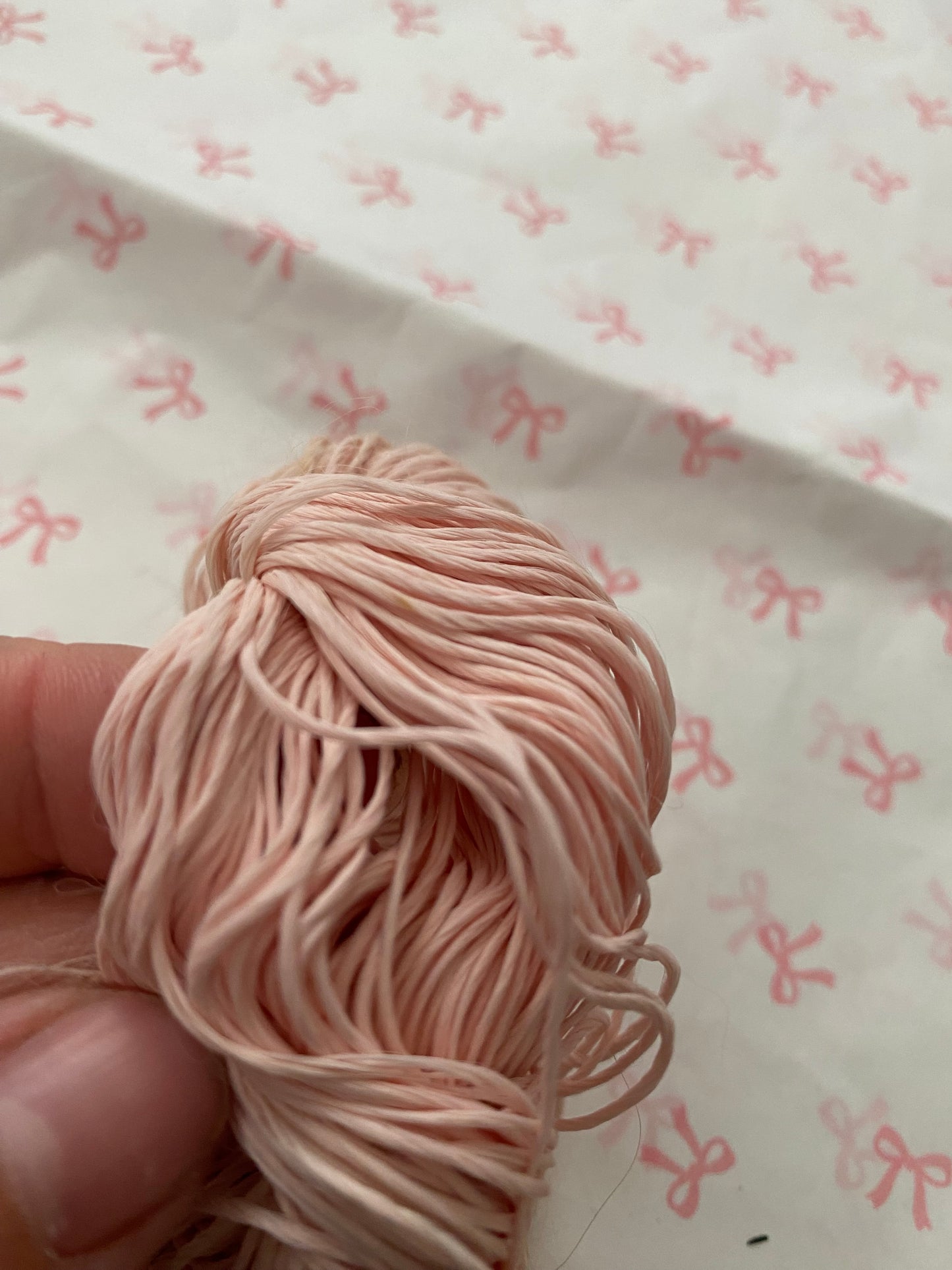 Antique Skein Pink Silk Floss