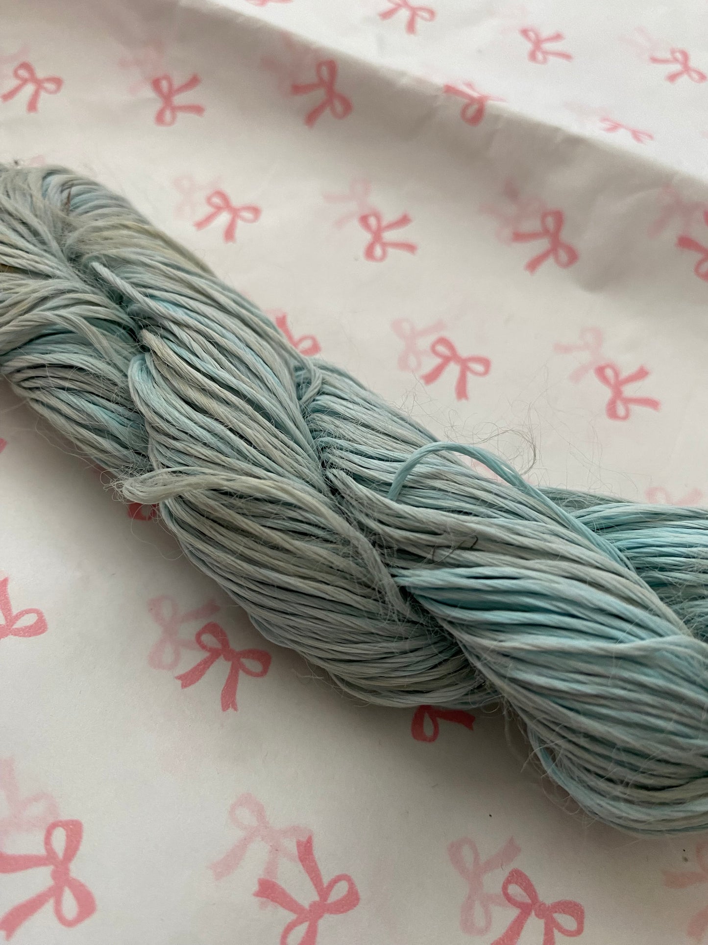 Antique Skein Blue Silk Floss