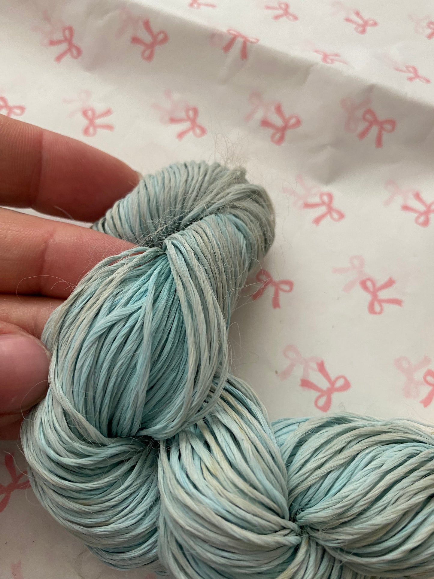 Antique Skein Blue Silk Floss