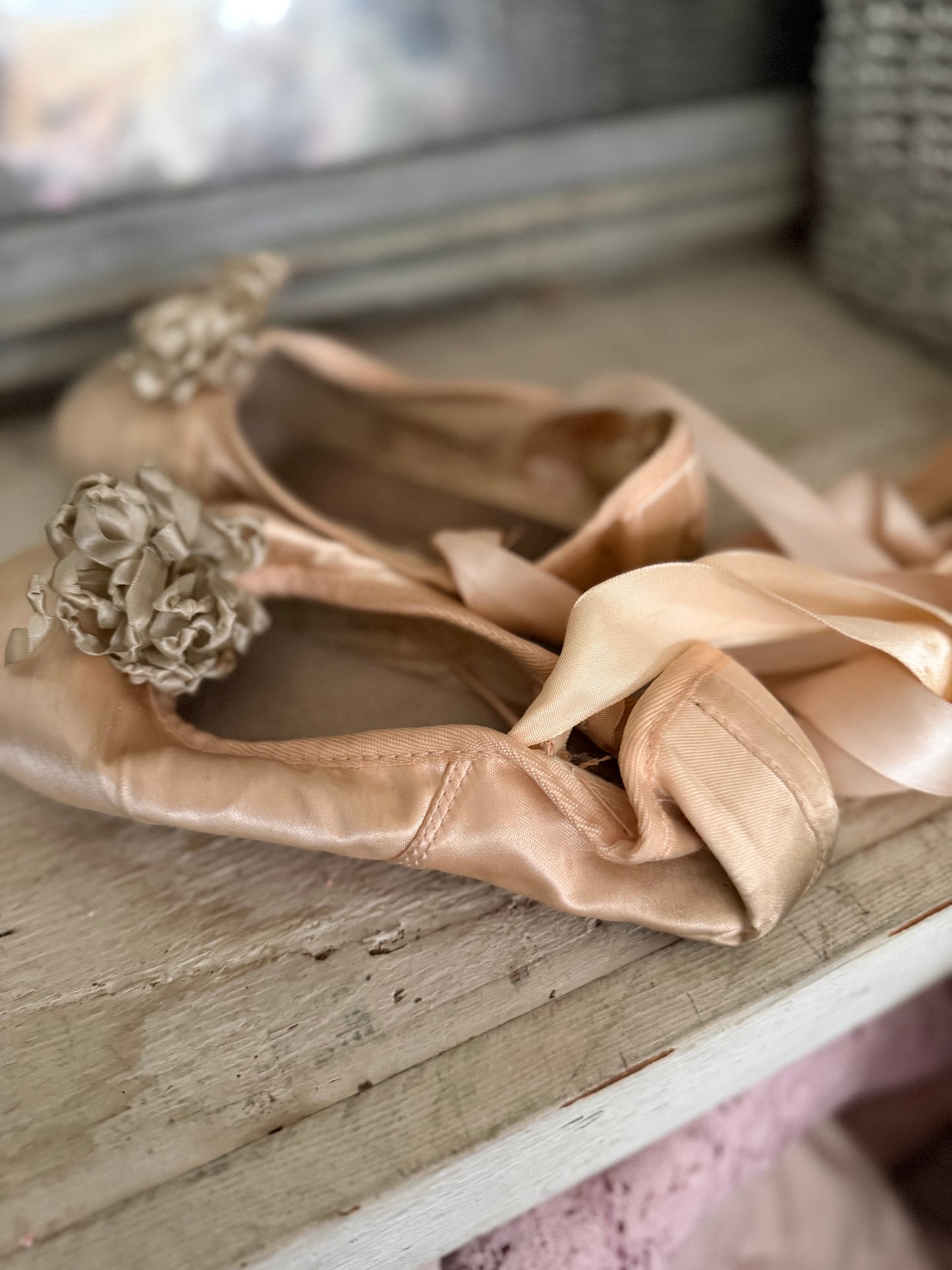 Vintage Ballet Pointe Shoes