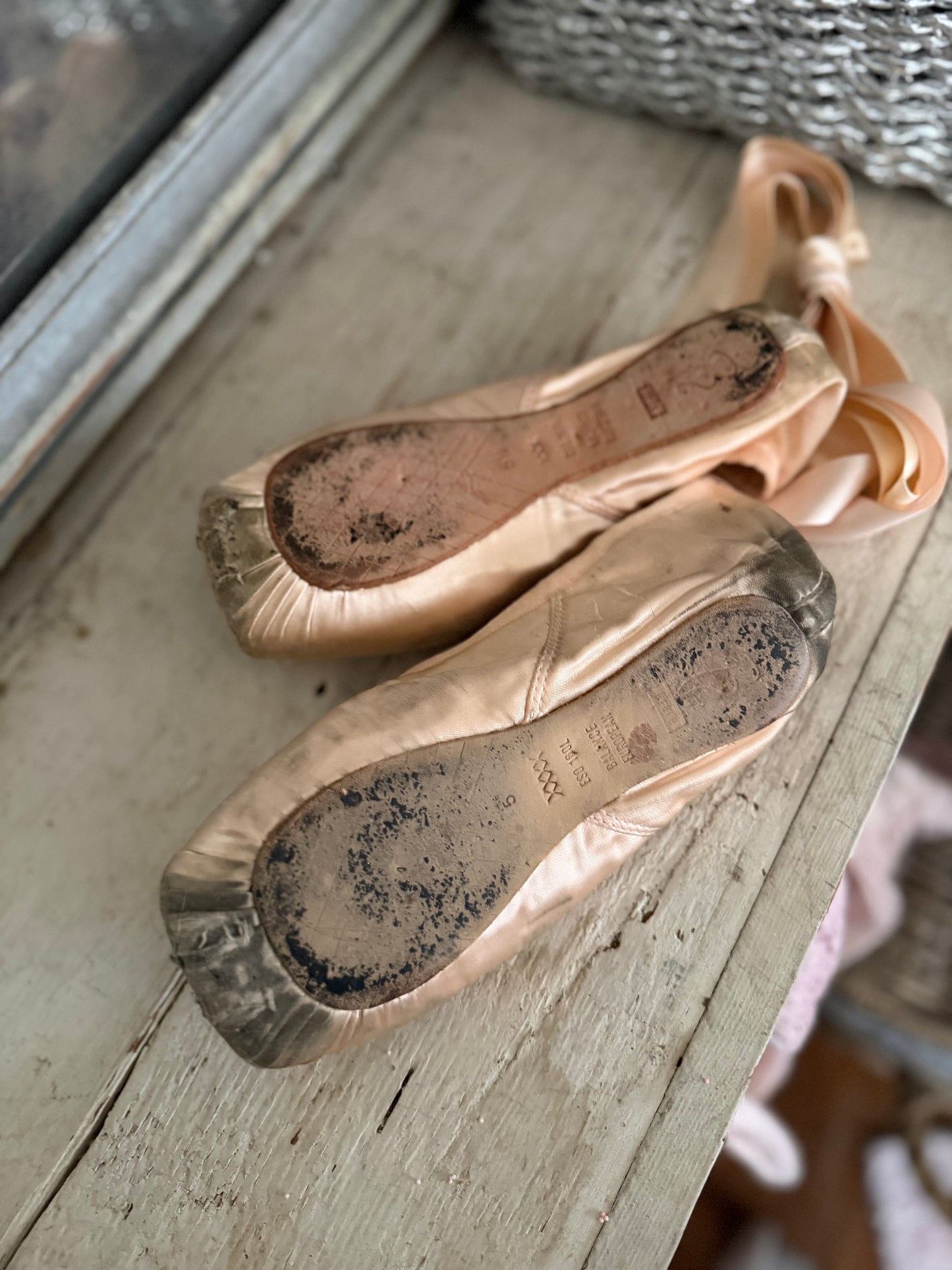 Vintage Ballet Pointe Shoes