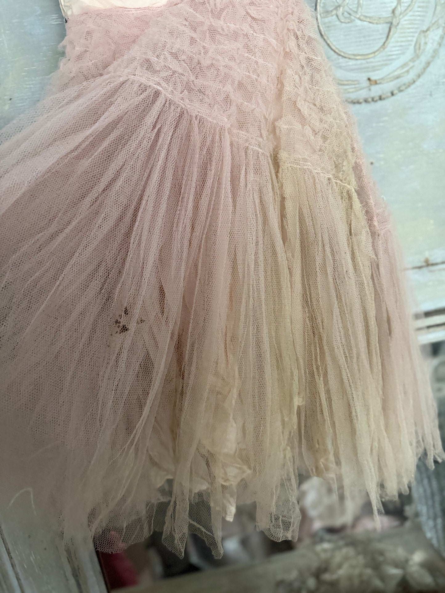 Vintage Pink Prom Dress