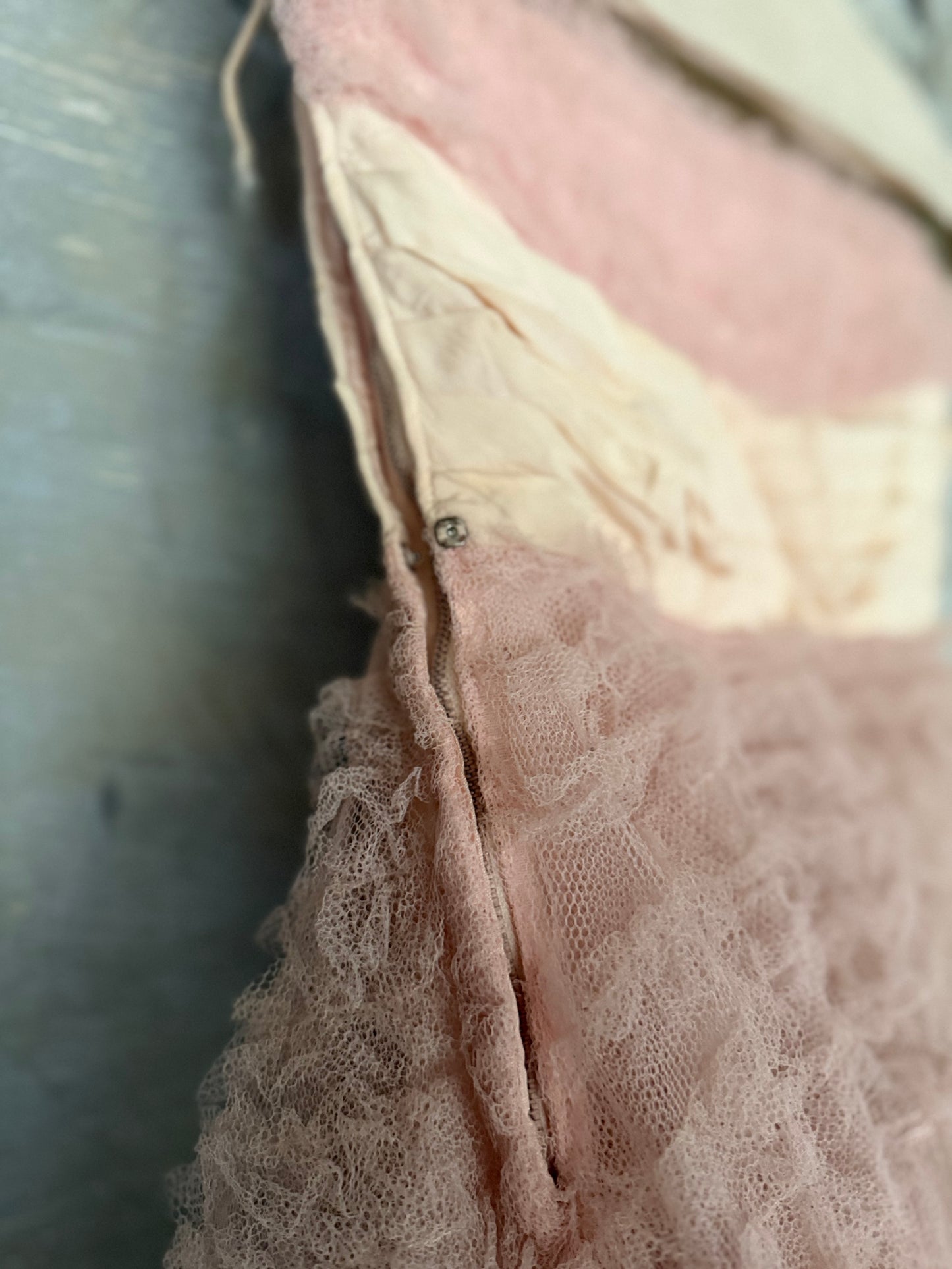 Vintage Pink Prom Dress