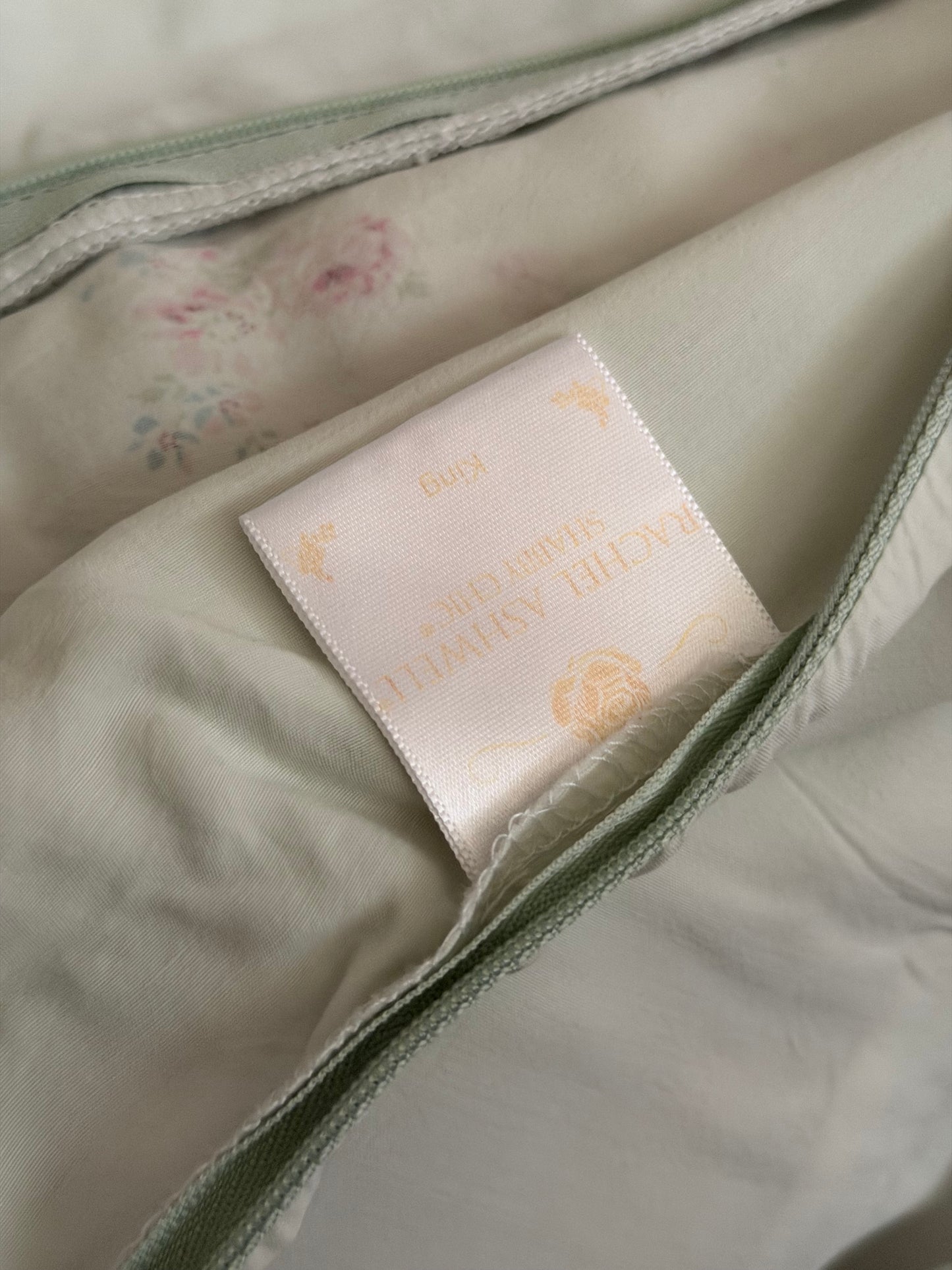 Pair RASSC Rachel Ashwell Bemberg Grace Pillow Shams