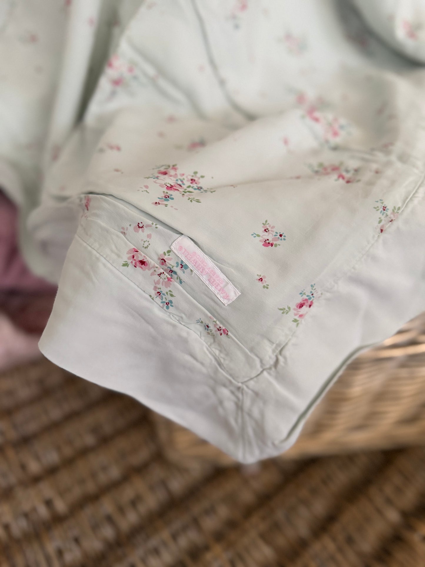 Pair RASSC Rachel Ashwell Bemberg Grace Pillow Shams