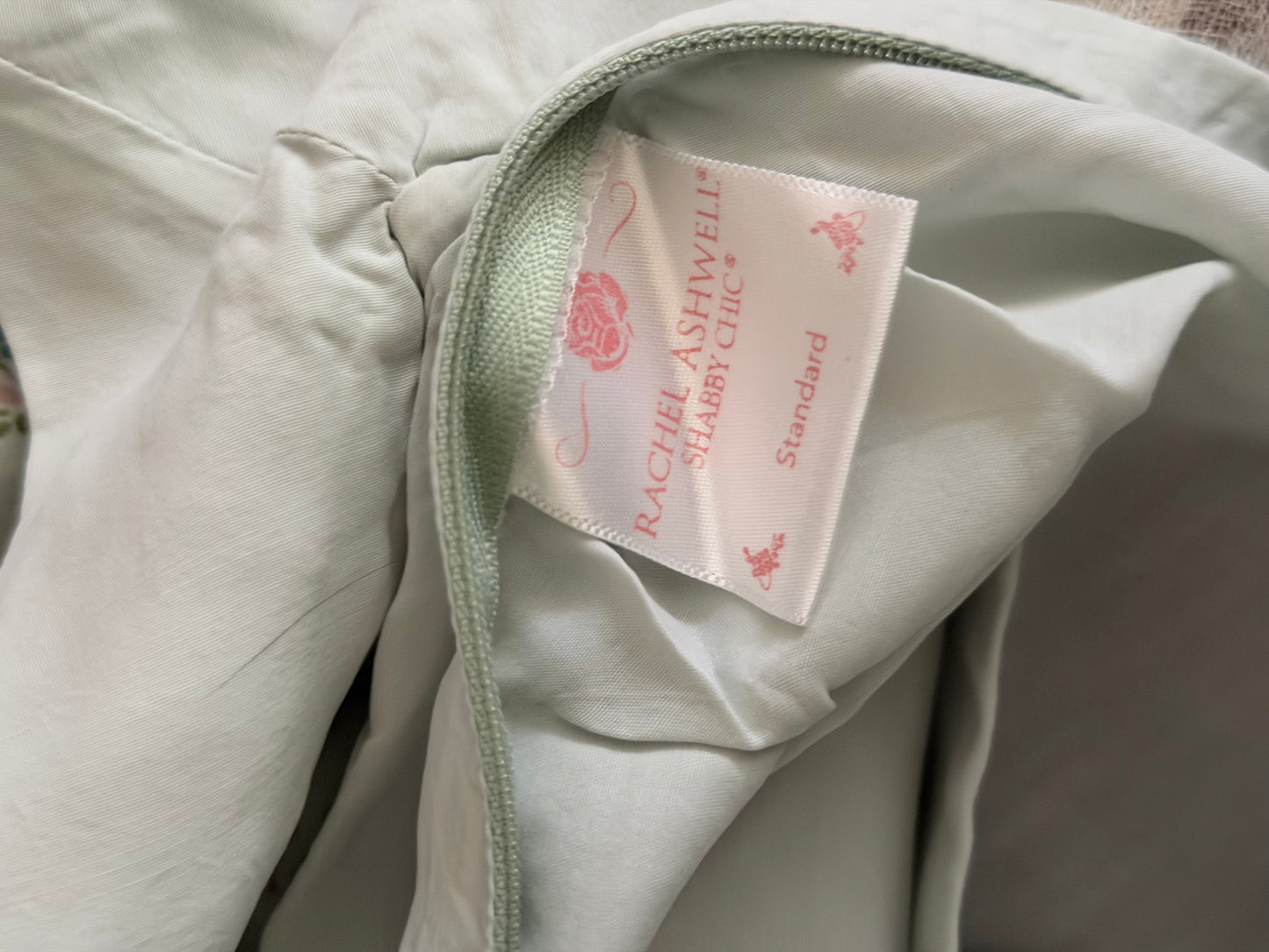 Pair RASSC Rachel Ashwell Bemberg Grace Pillow Shams