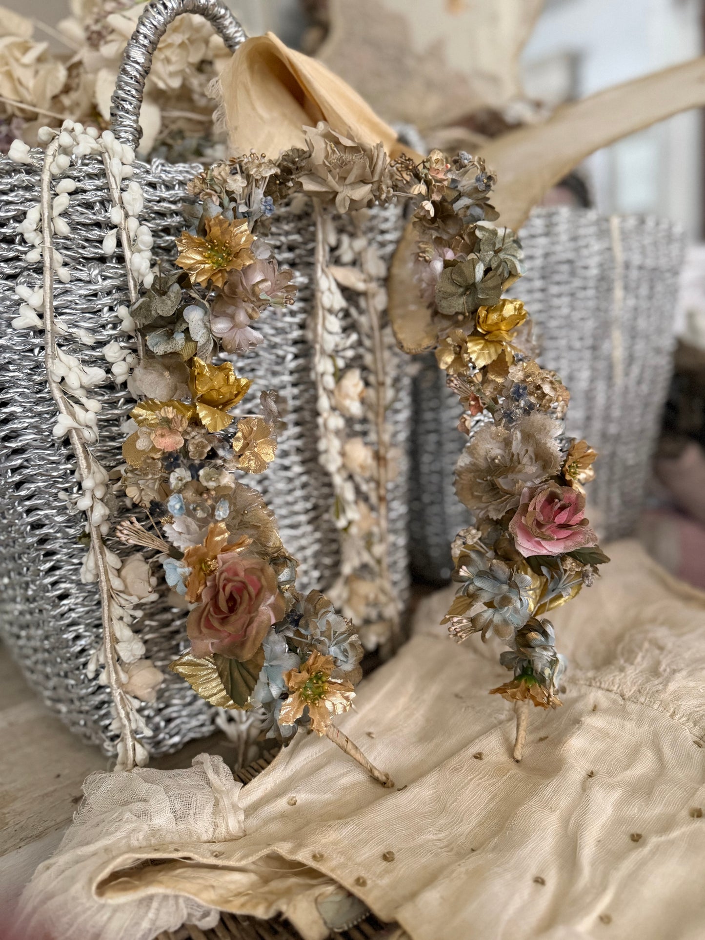 Antique French Flower Arch