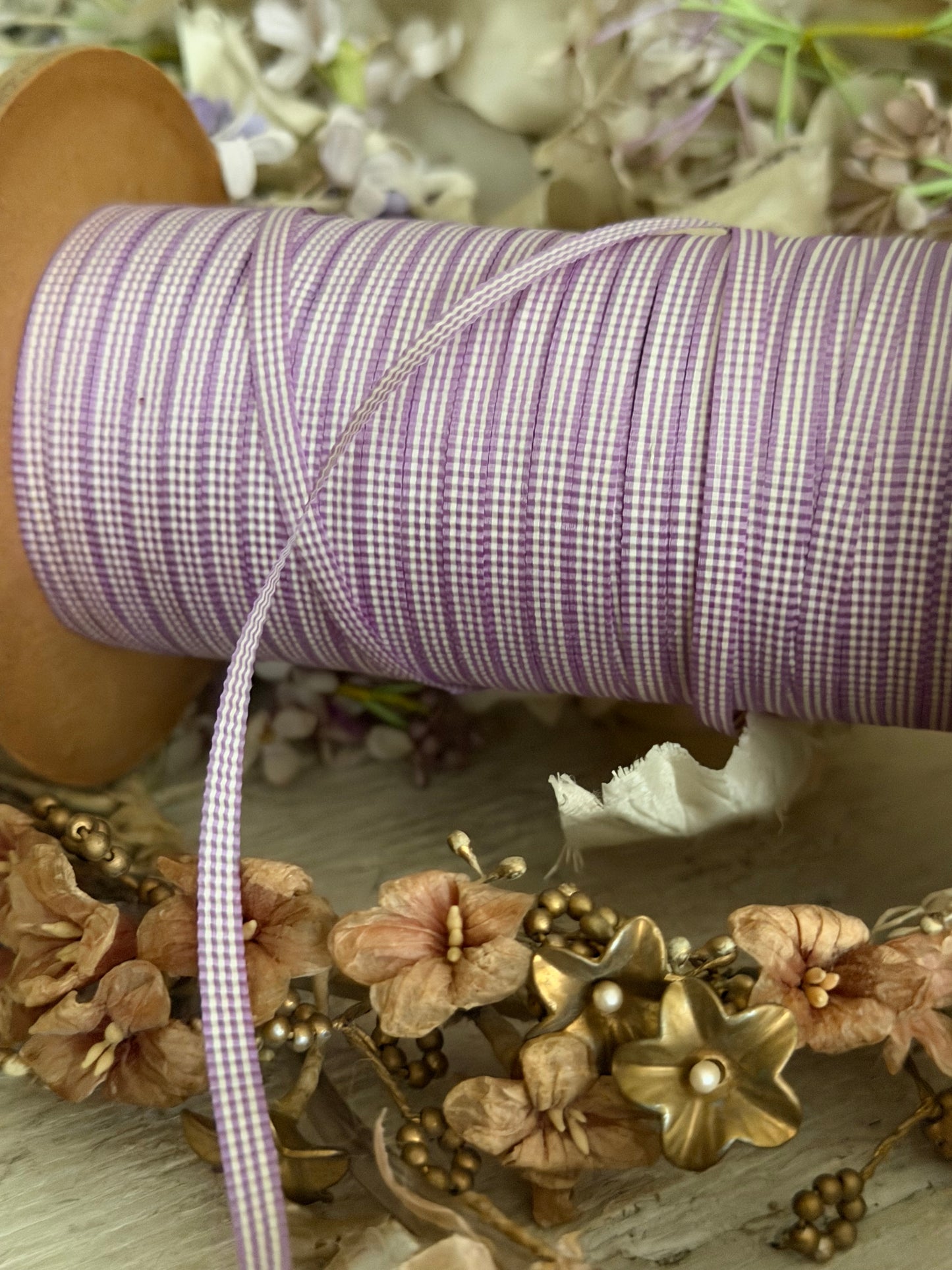 Vintage Purple Curling Ribbon