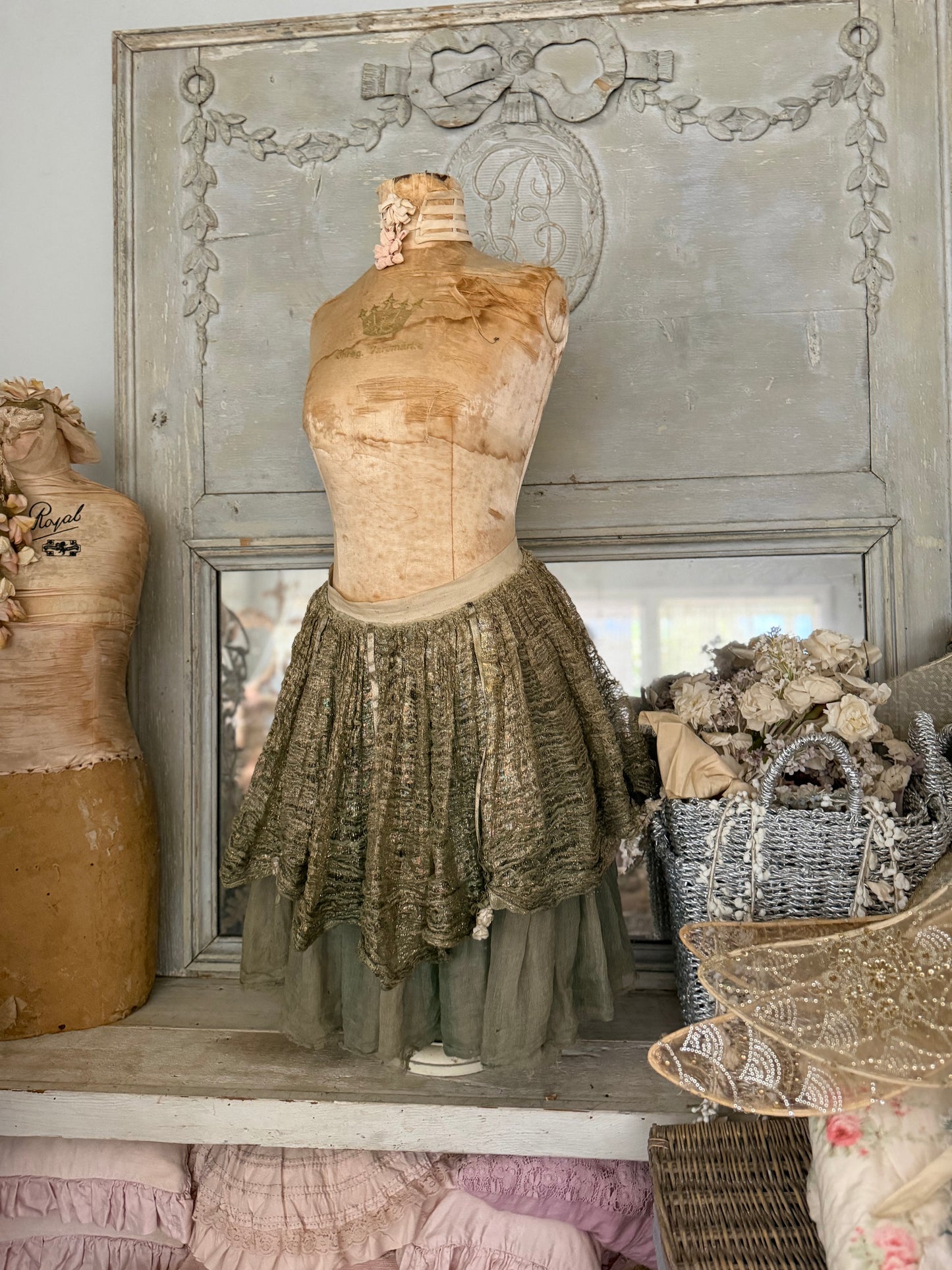 RARE Antique French Ballet Theater Costume Skirt