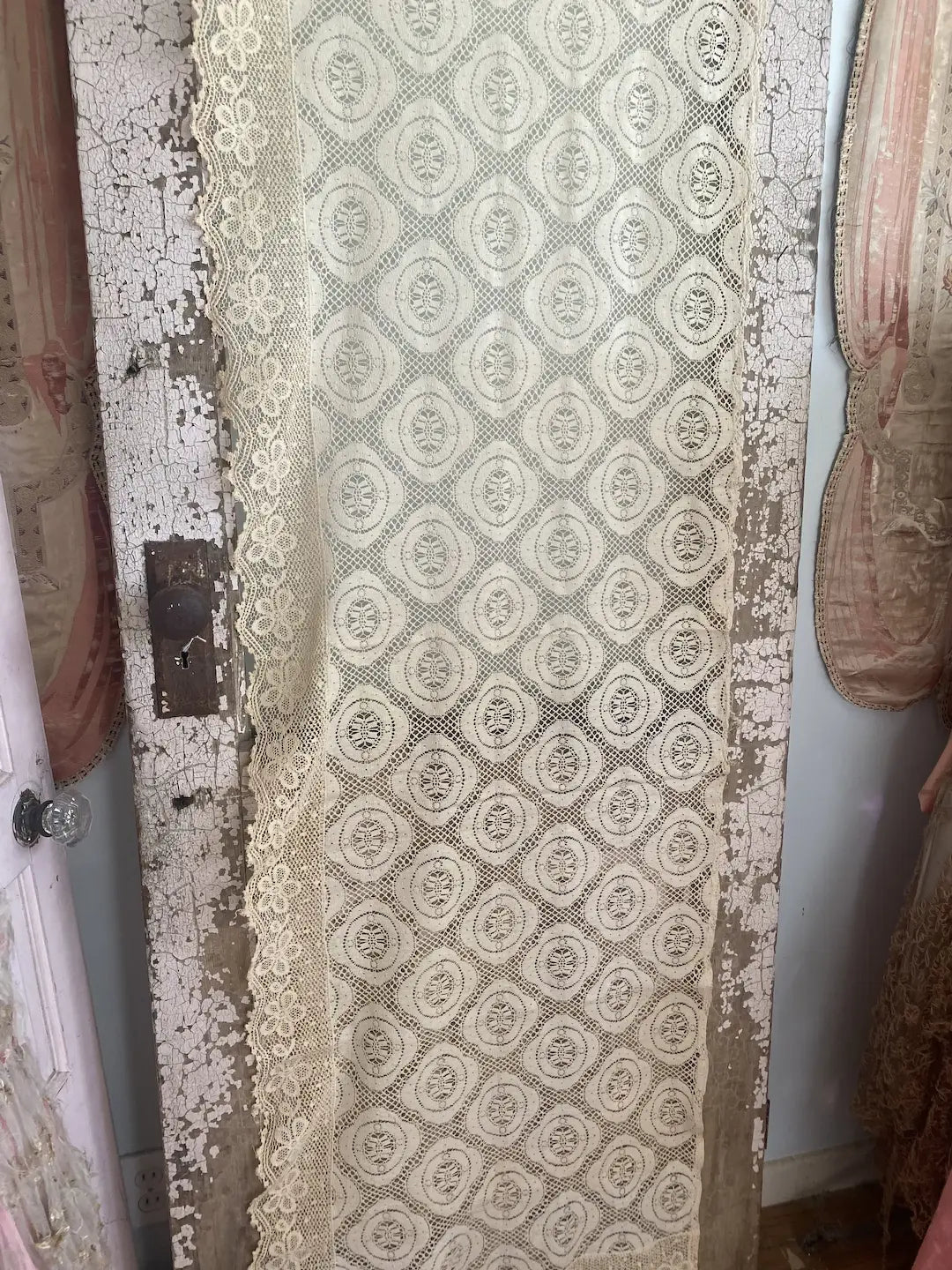 Antique Lace Pillow Bed Cover