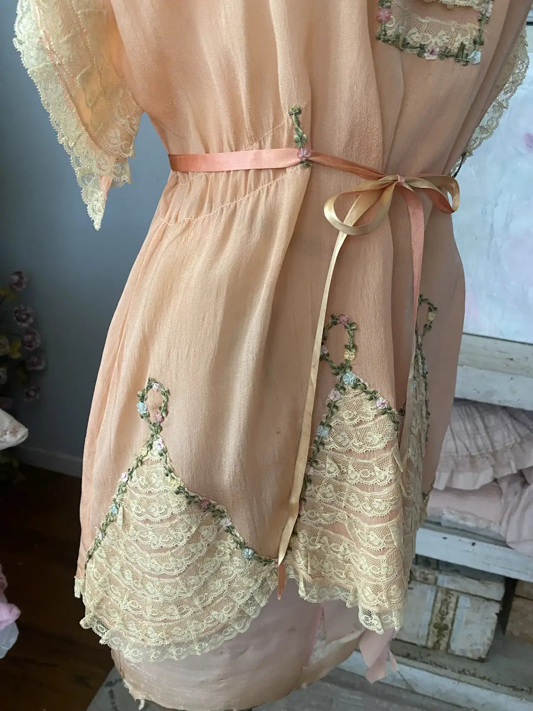 RARE Antique c1920's Pajama Set