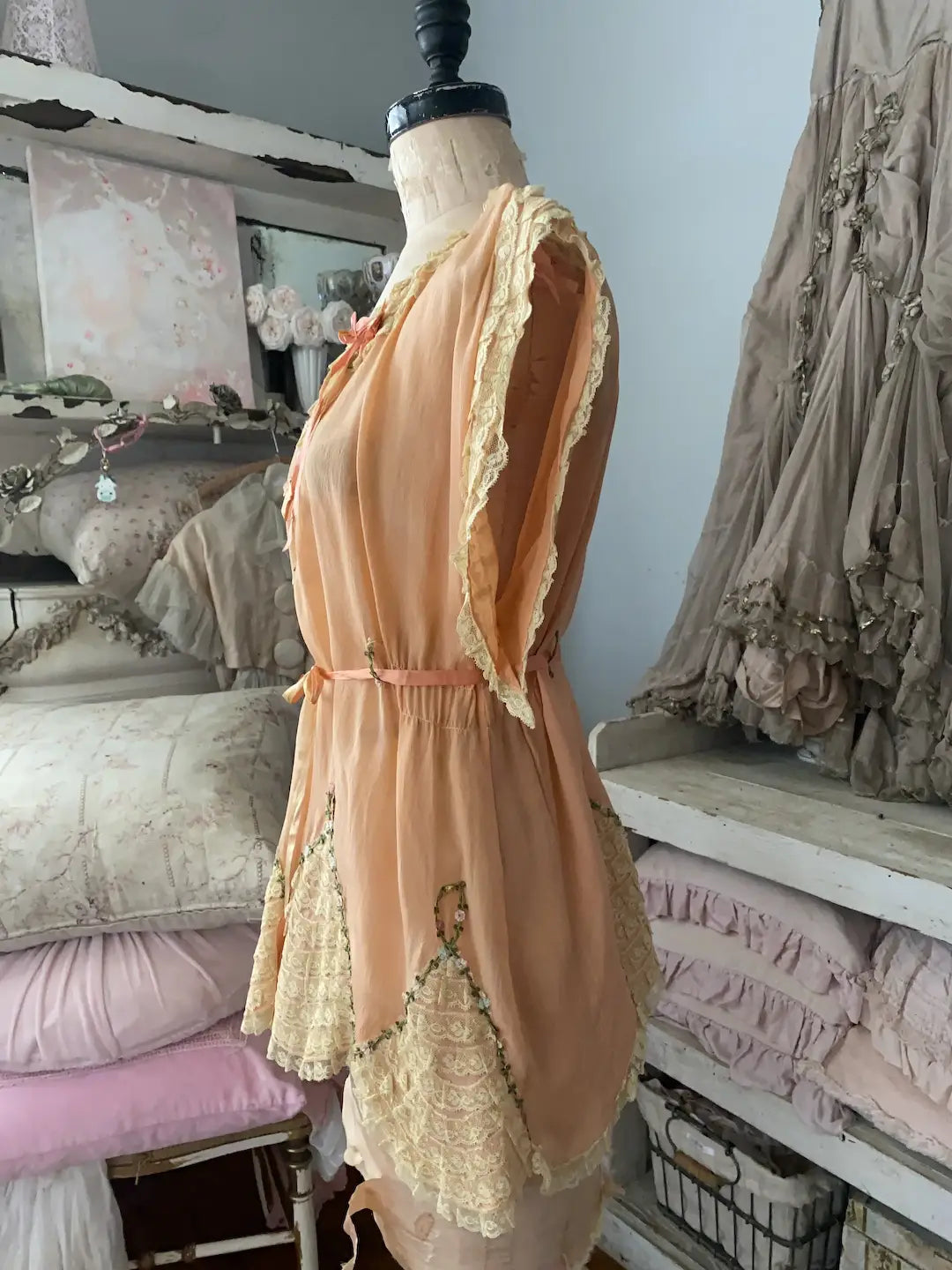 RARE Antique c1920's Pajama Set