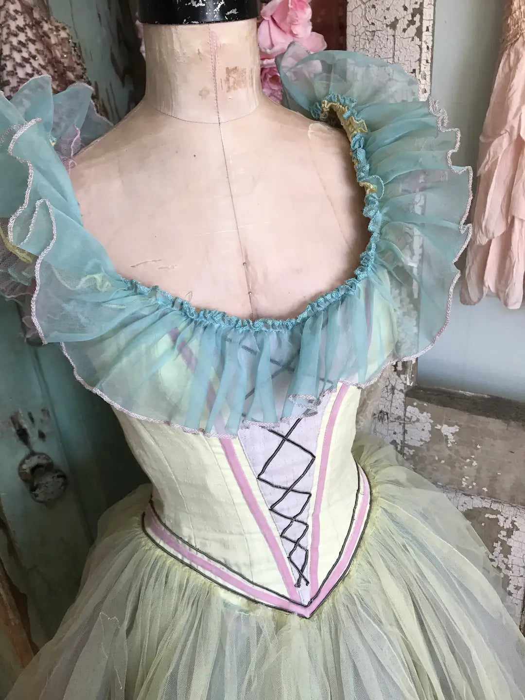 Vintage Ballet Tutu Costume Professional German Opera Sleeping Beauty