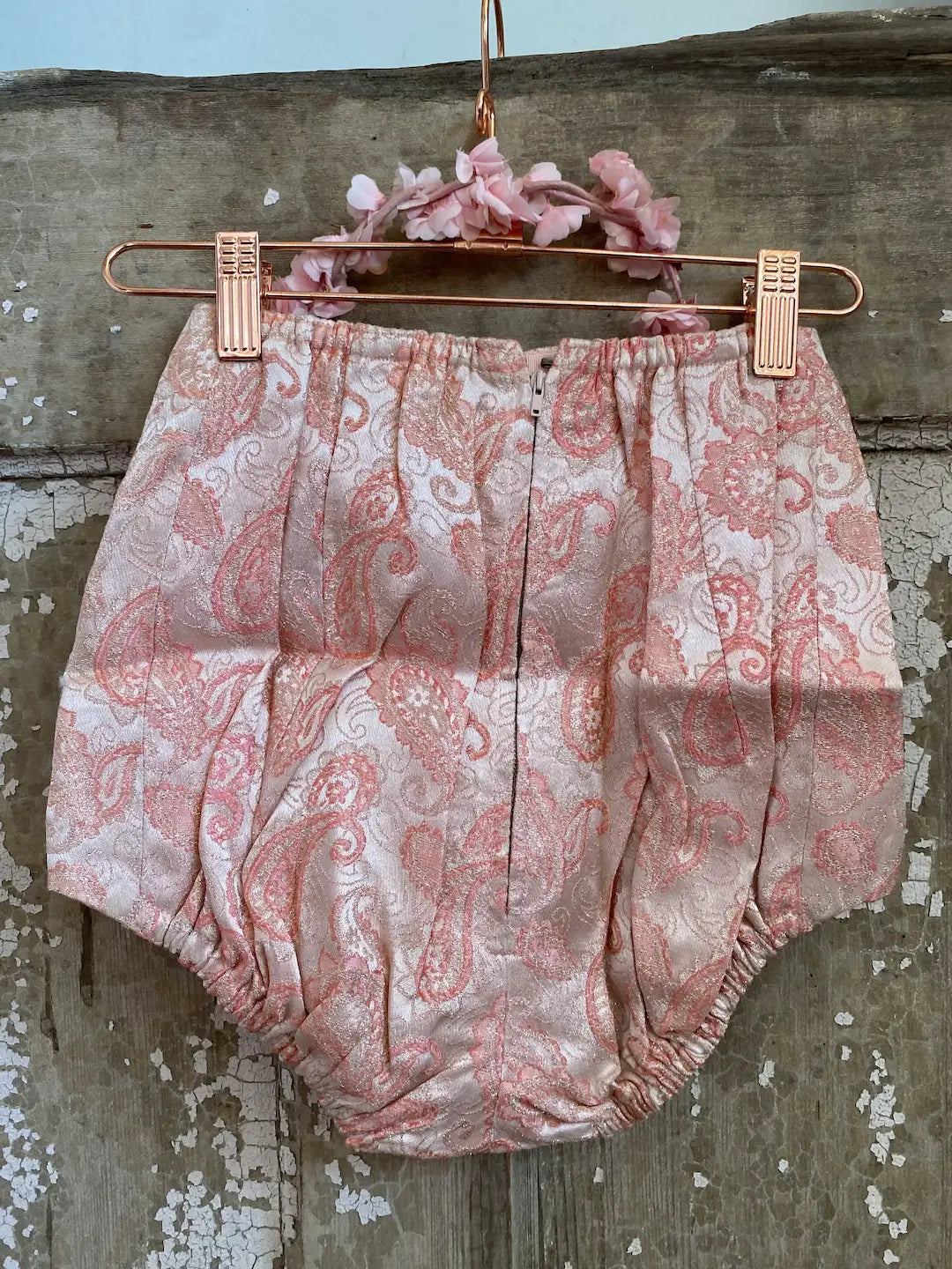 Vintage Dance Burlesque Costume Shorts Tap Pants Pink
