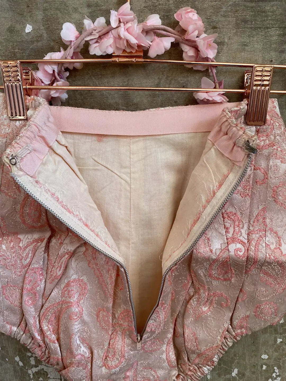 Vintage Dance Burlesque Costume Shorts Tap Pants Pink