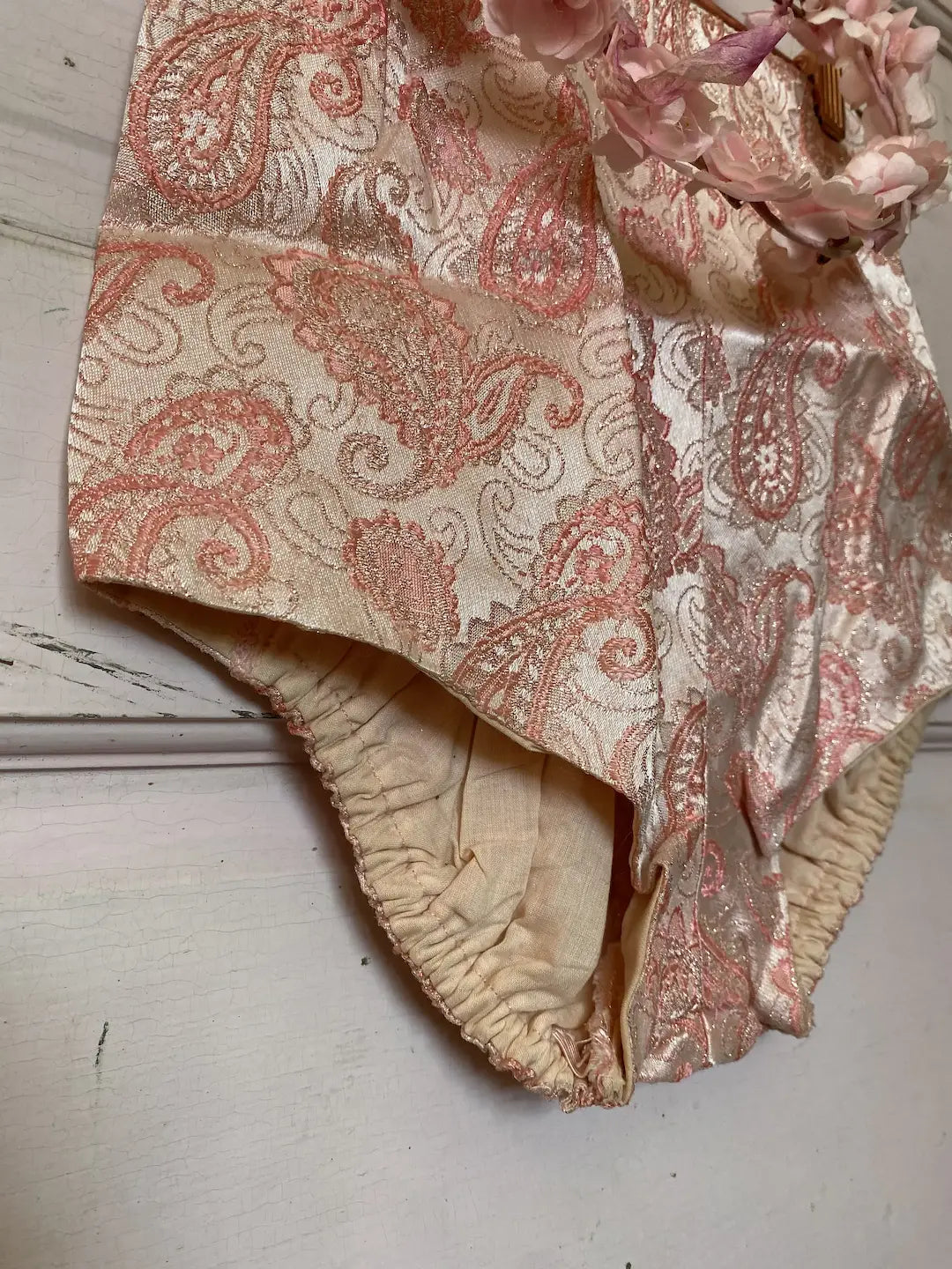 Vintage Dance Burlesque Costume Shorts Tap Pants Pink