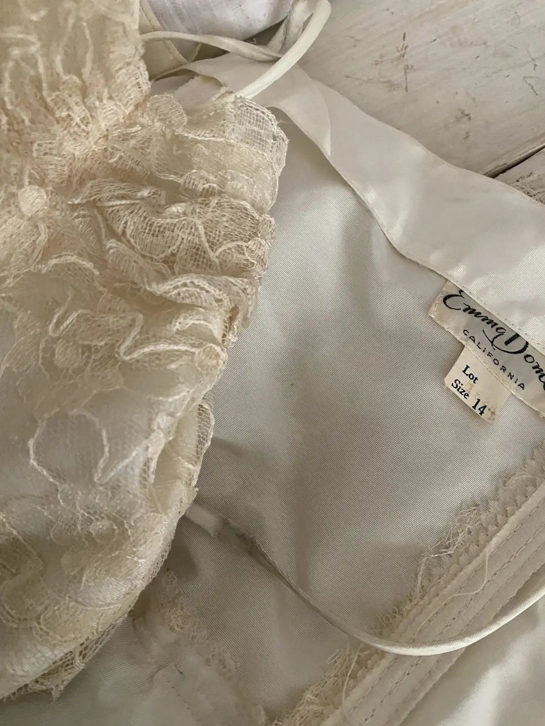Vintage Emma Dob Lace Prom Dress