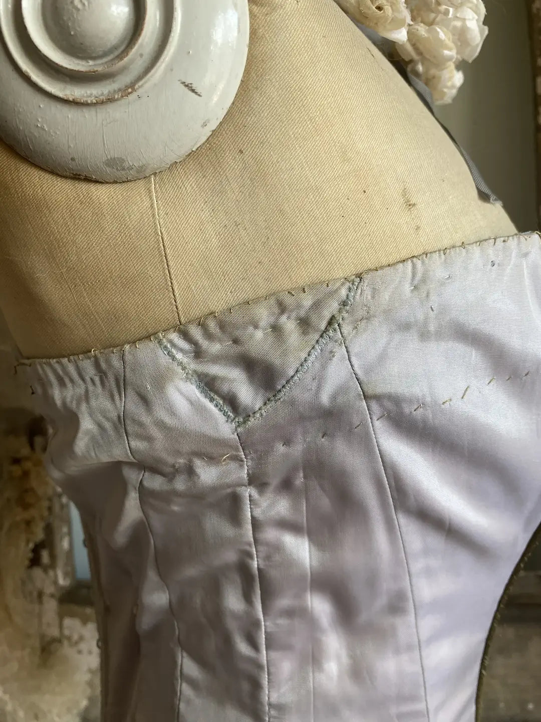 Vintage German Ballet Costume Corset